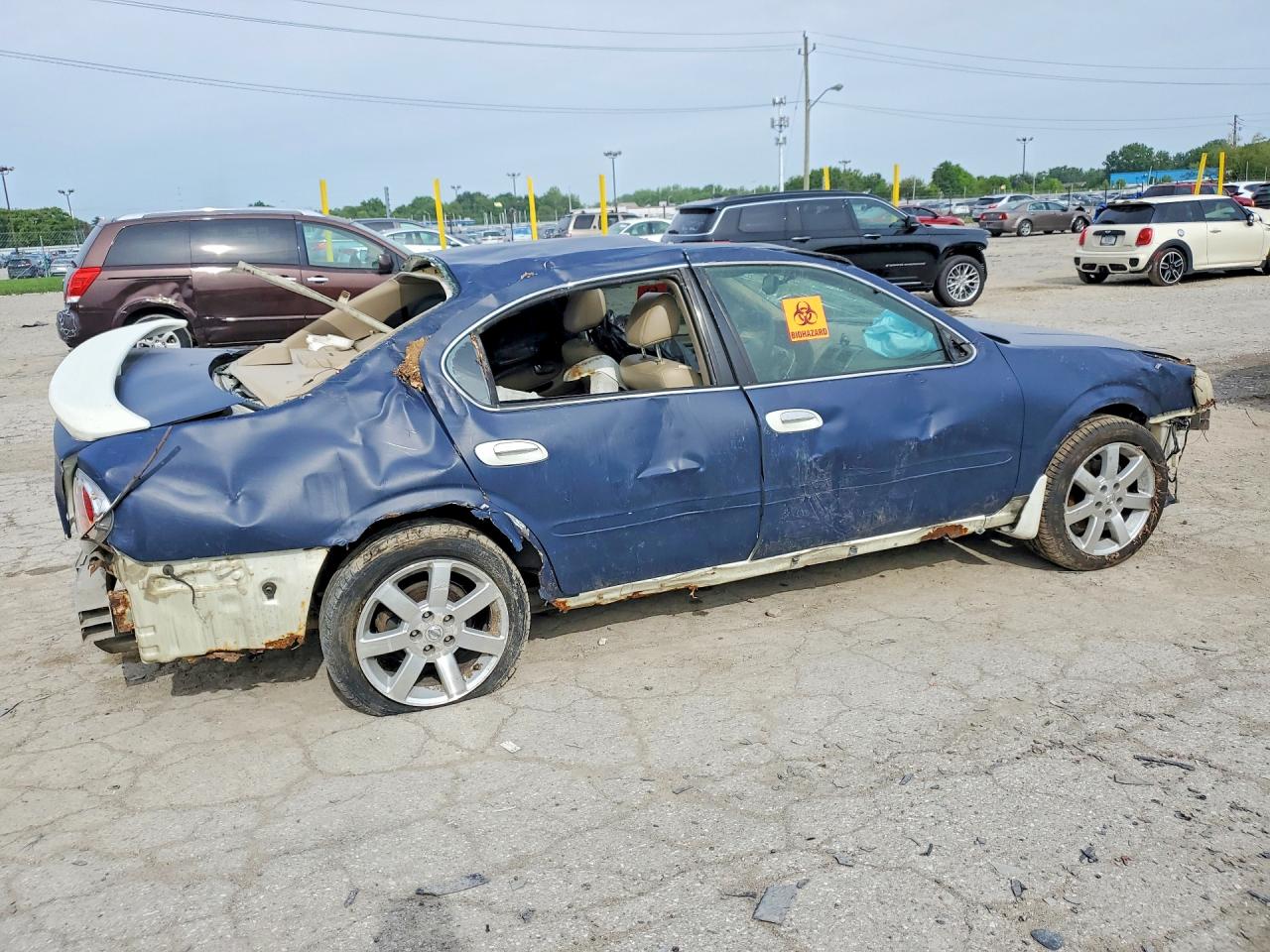 2003 Nissan Maxima Gxe Blue vin: JN1DA31A83T415810