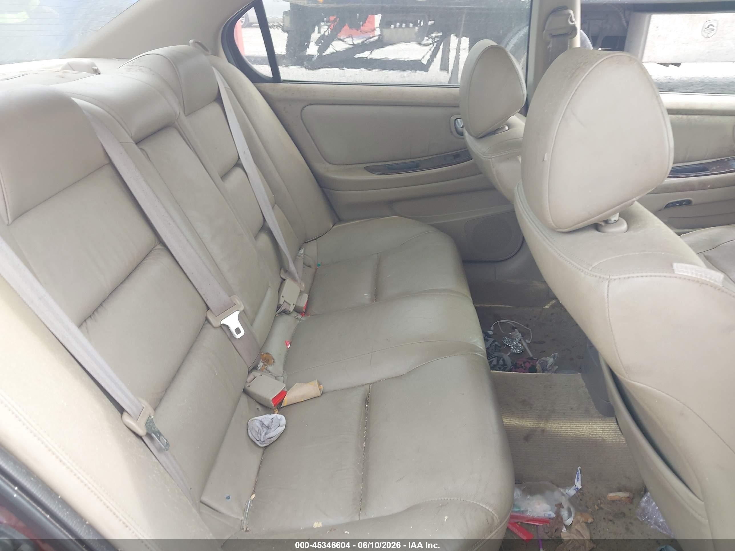 2003 Nissan Maxima Gle Burgundy vin: JN1DA31A83T432476