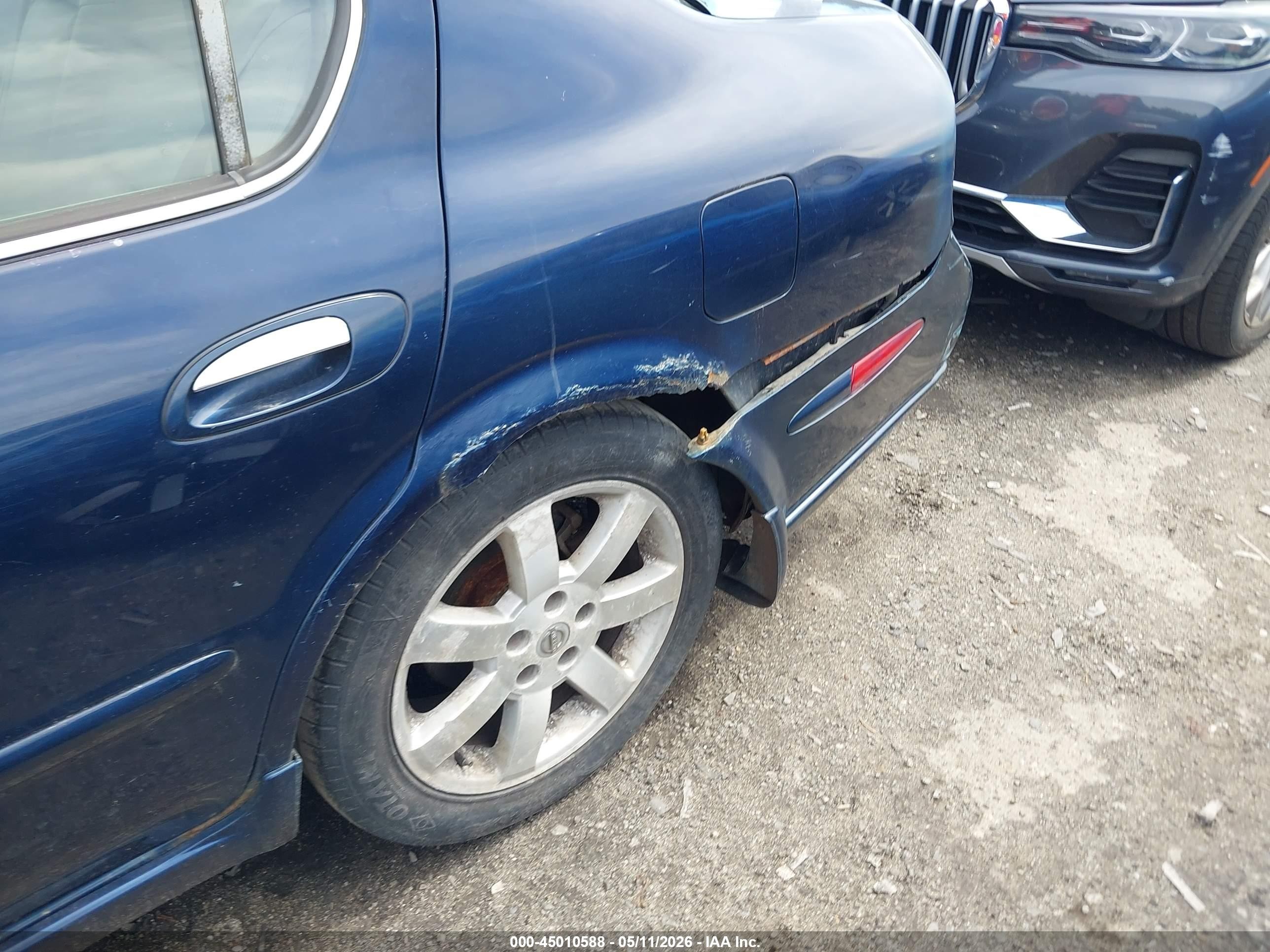 2003 Nissan Maxima Gle Dark Blue vin: JN1DA31A93T437251