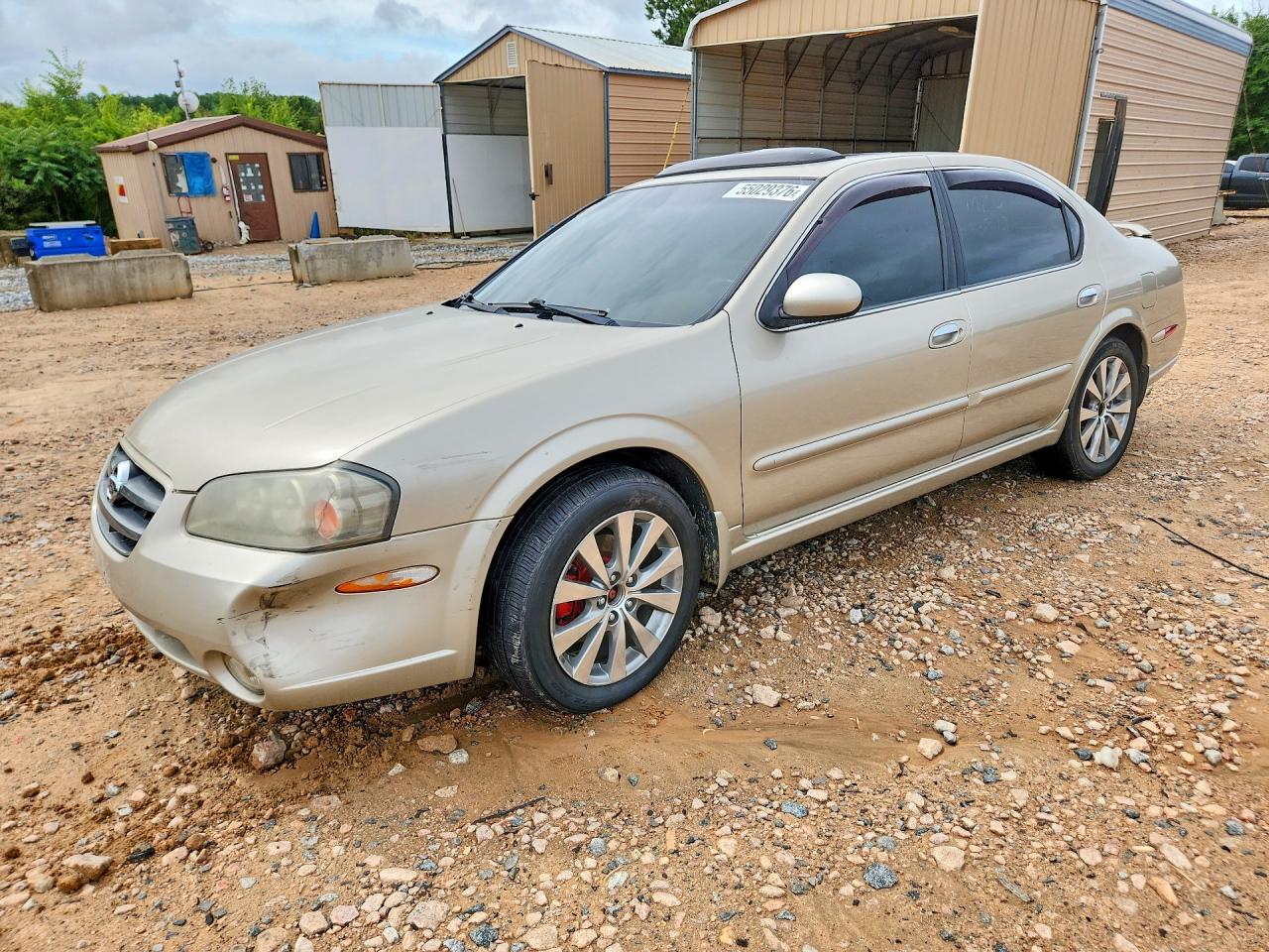 2002 Nissan Maxima Gxe Gold vin: JN1DA31AX2T323290