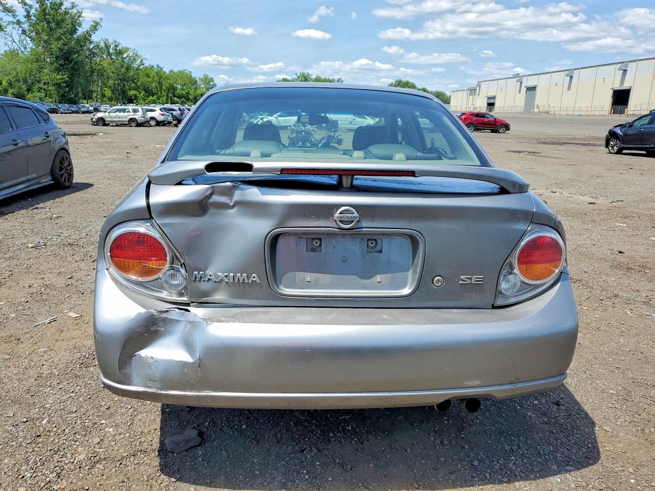 2003 Nissan Maxima Gle/se Gray vin: JN1DA31AX3T427604