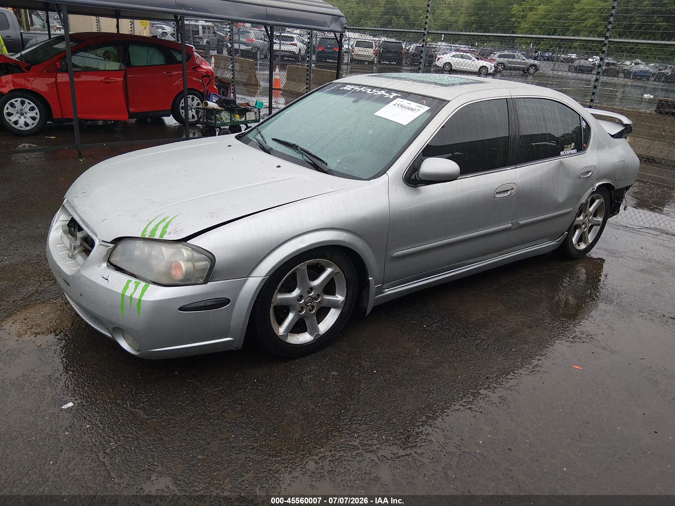 2003 Nissan Maxima Se Silver vin: JN1DA31AX3T434567