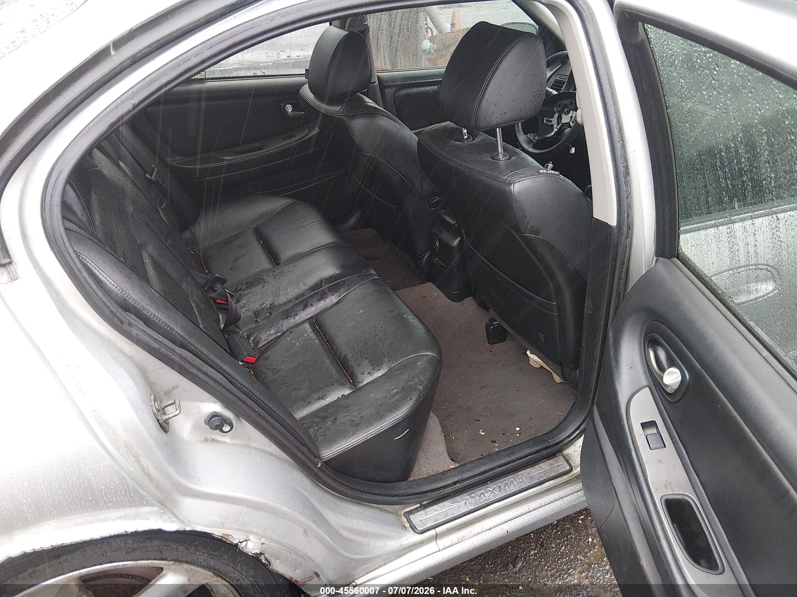 2003 Nissan Maxima Se Silver vin: JN1DA31AX3T434567