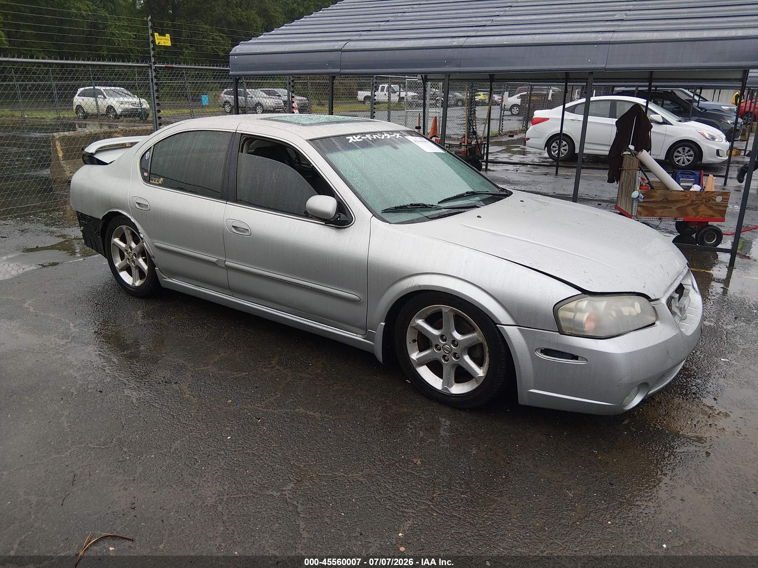 2003 Nissan Maxima Se Silver vin: JN1DA31AX3T434567