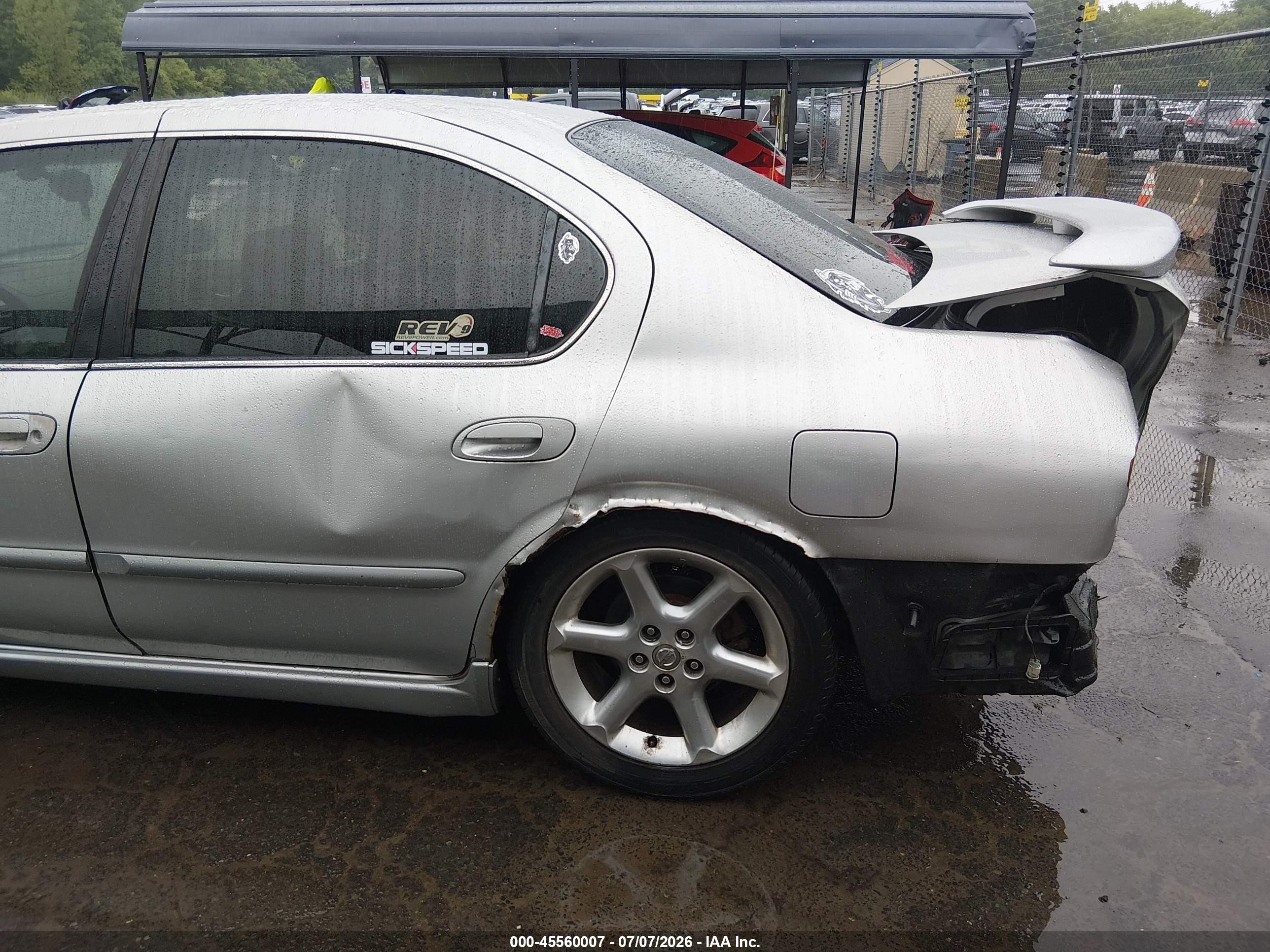 2003 Nissan Maxima Se Silver vin: JN1DA31AX3T434567