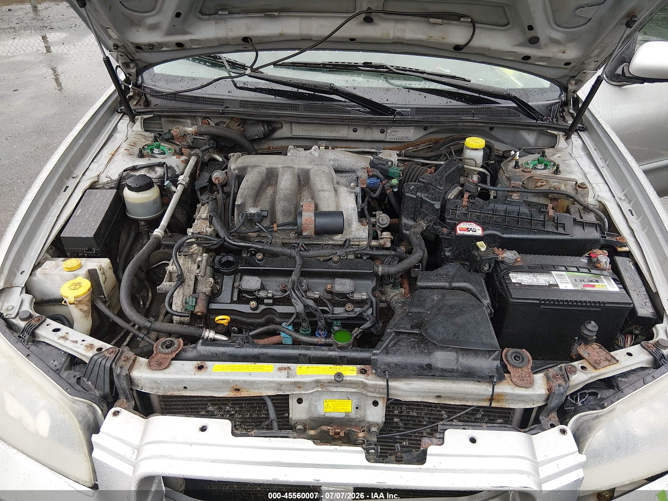 2003 Nissan Maxima Se Silver vin: JN1DA31AX3T434567