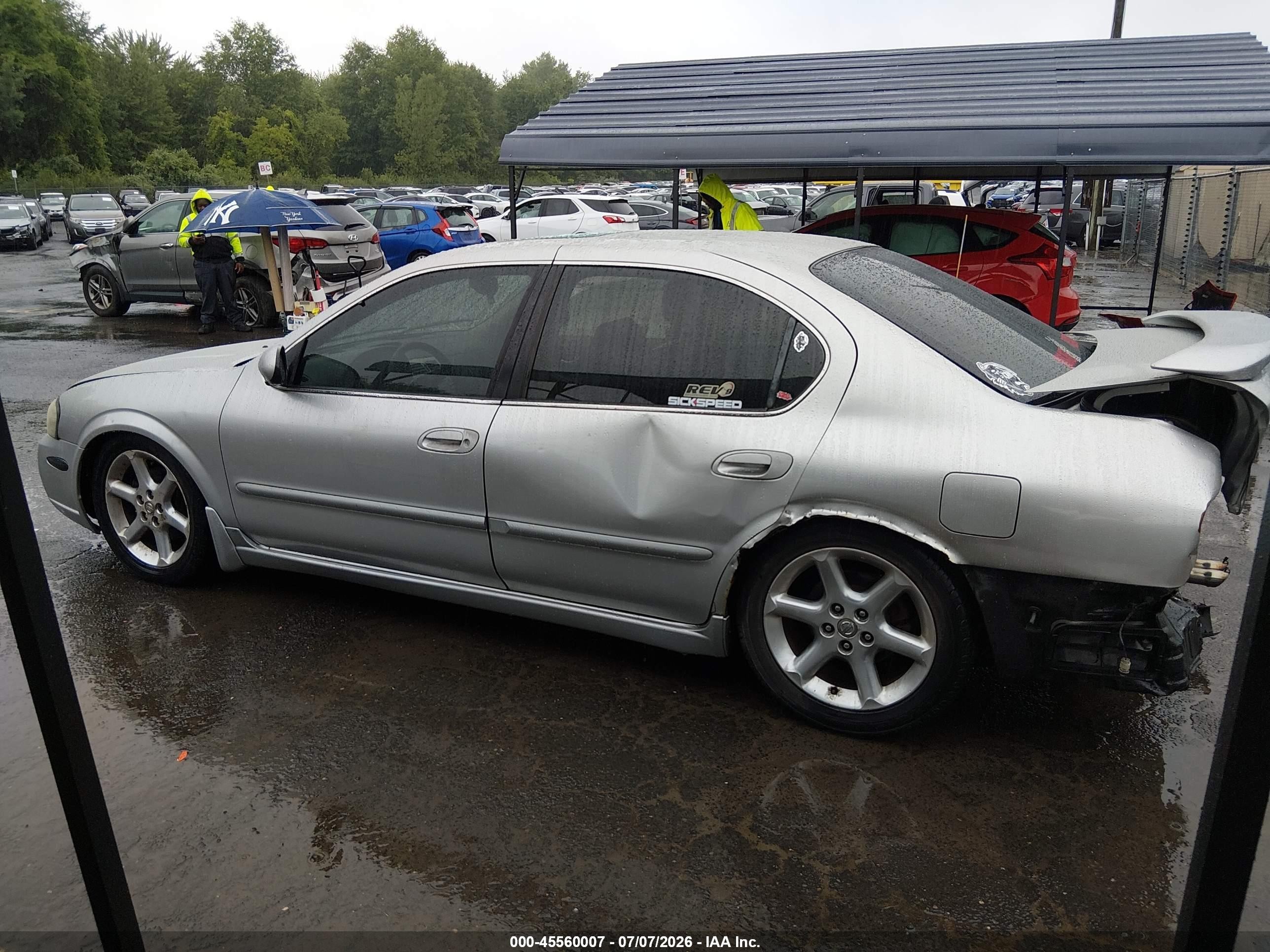 2003 Nissan Maxima Se Silver vin: JN1DA31AX3T434567