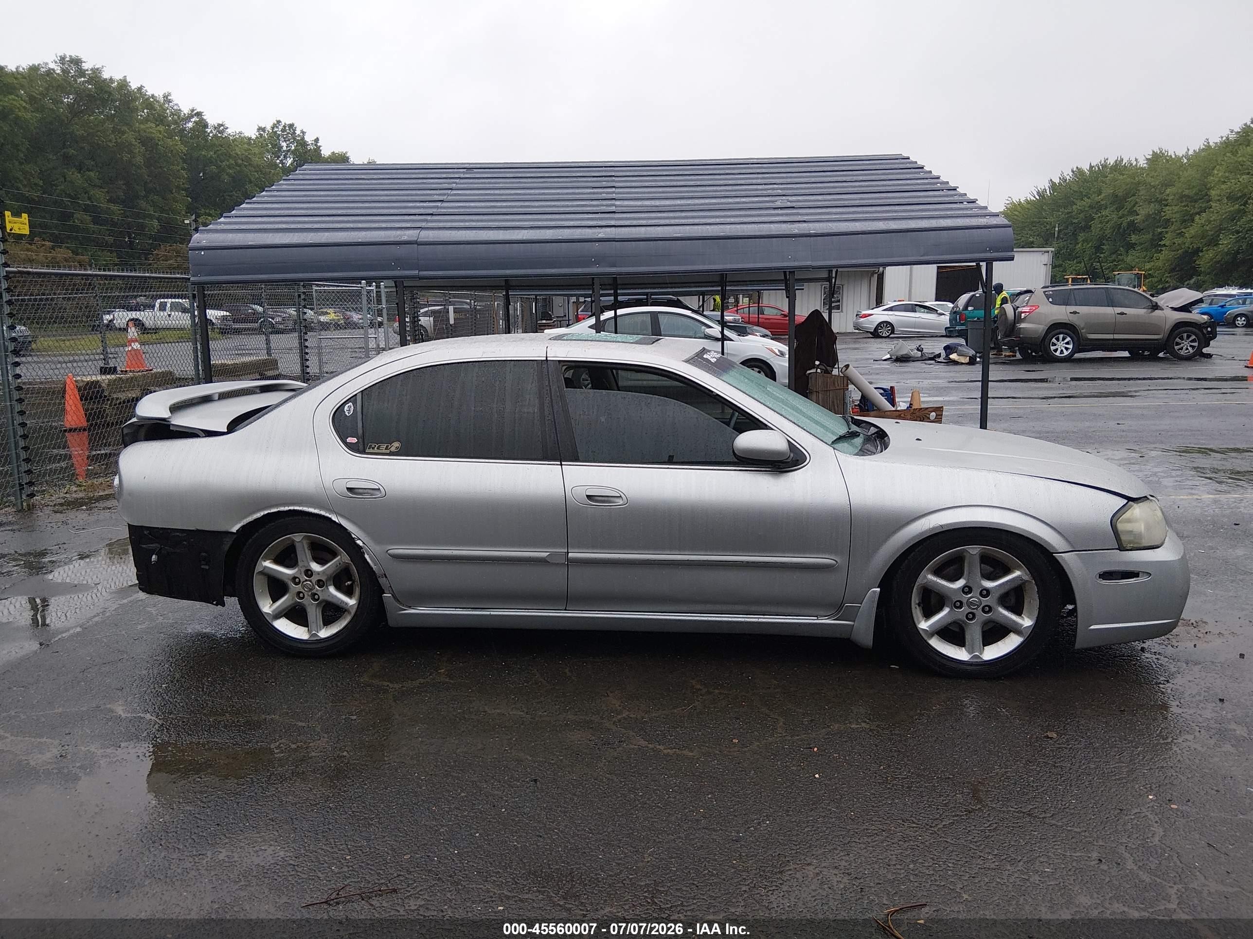 2003 Nissan Maxima Se Silver vin: JN1DA31AX3T434567