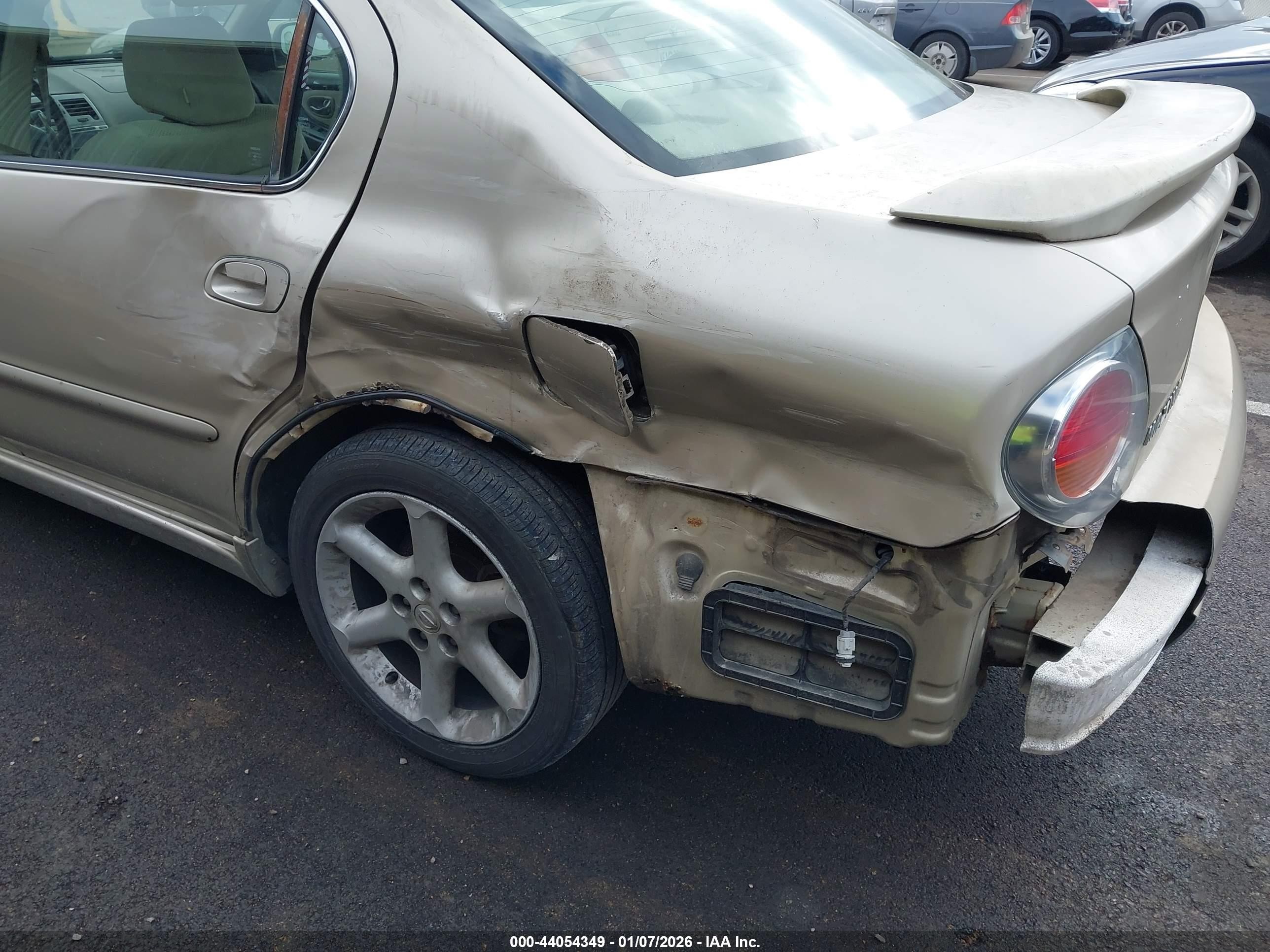 2002 Nissan Maxima Se Beige vin: JN1DA31D22T442090