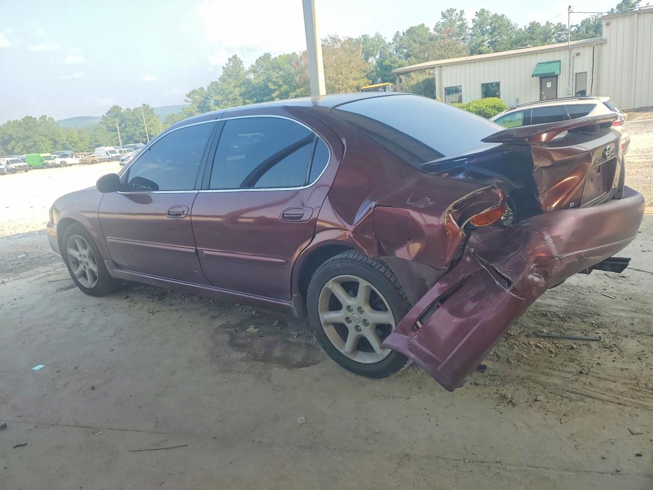 2002 Nissan Maxima Burgundy vin: JN1DA31D52T410105