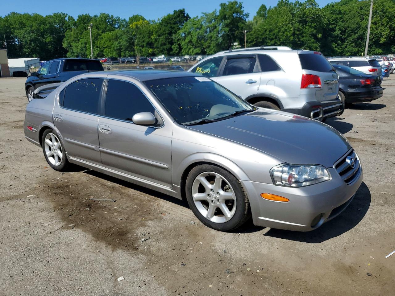 2002 Nissan Maxima Gle/gxe/se Silver vin: JN1DA31D72T203148