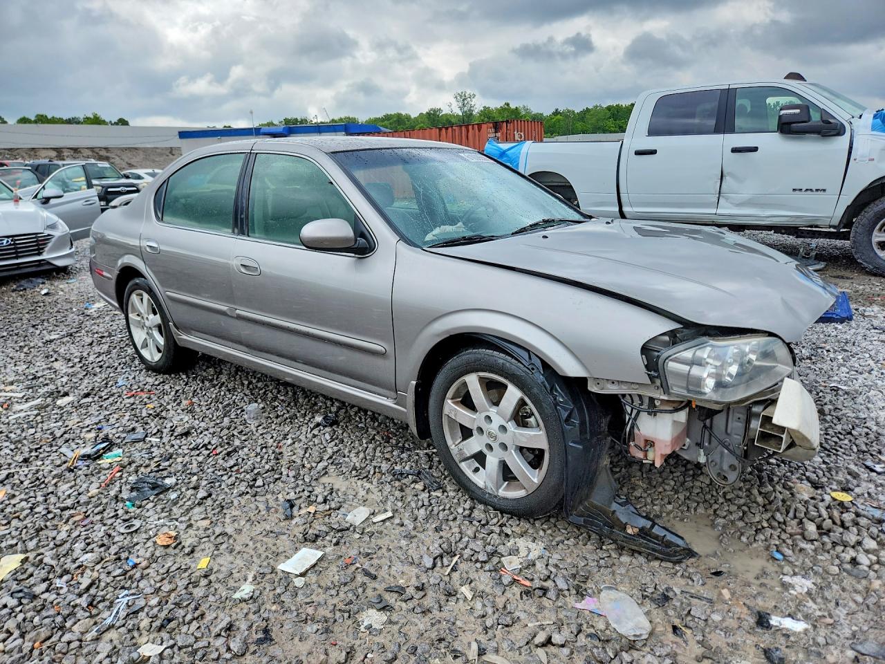 2002 Nissan Maxima Gxe Серебряный vin: JN1DA31D72T433207