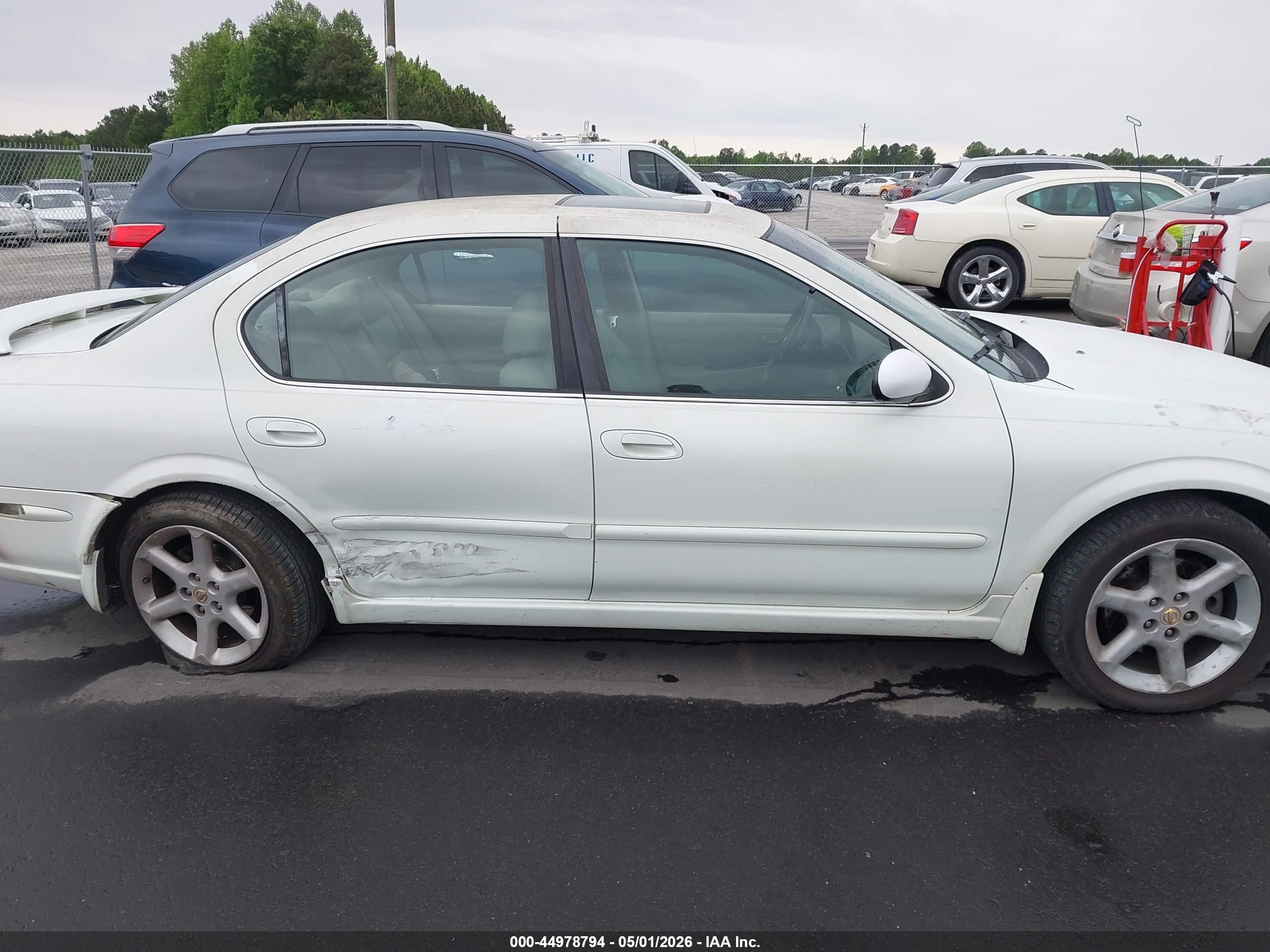 2003 Nissan Maxima Se Белый vin: JN1DA31D93T509642