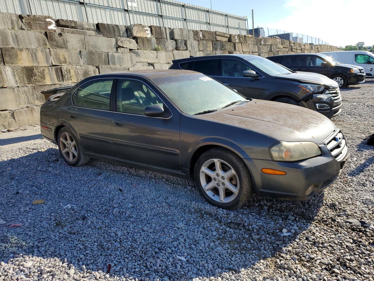2003 Nissan Maxima Gxe Gray vin: JN1DA31DX3T524022
