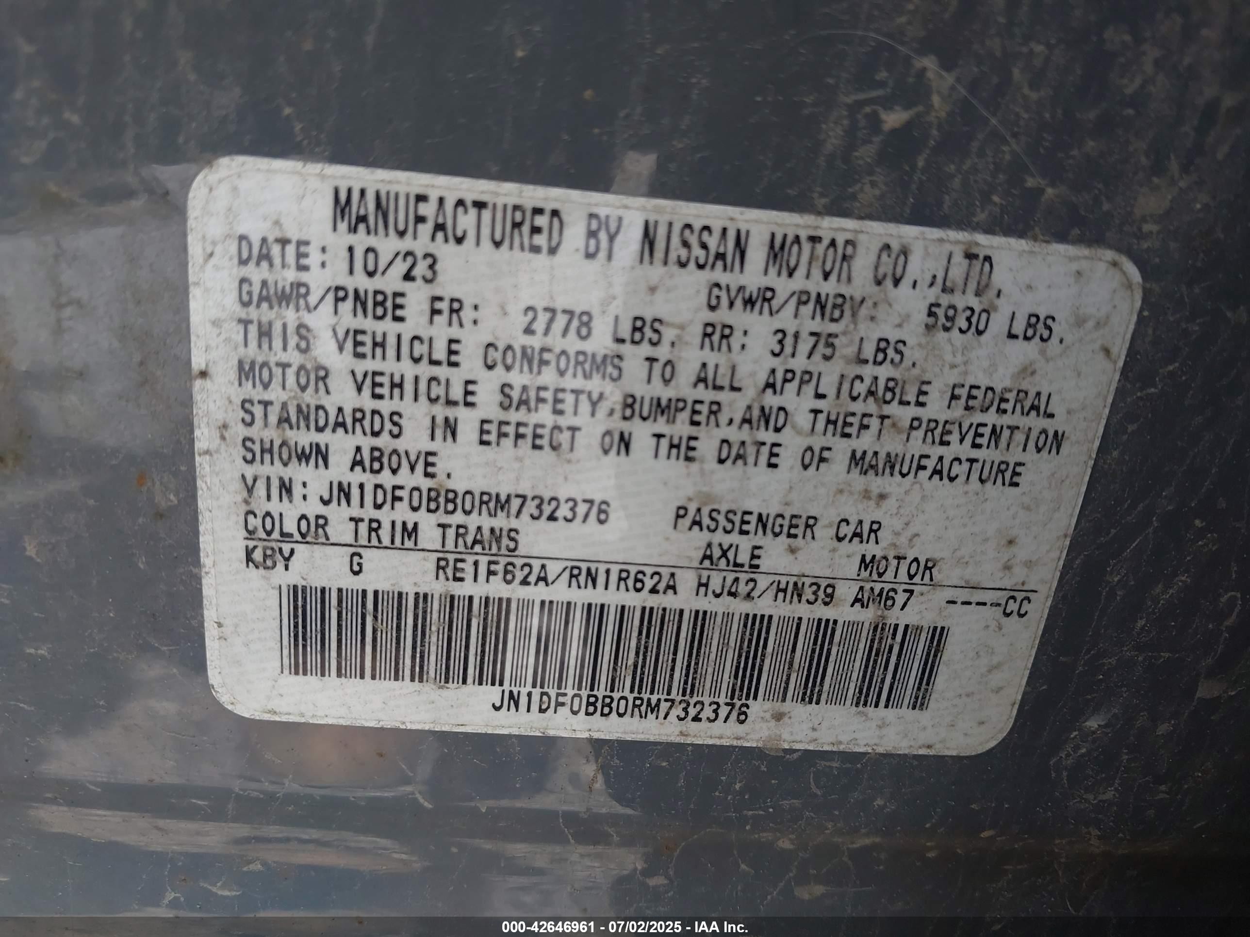 2024 Nissan Ariya Evolve+ Gray vin: JN1DF0BB0RM732376