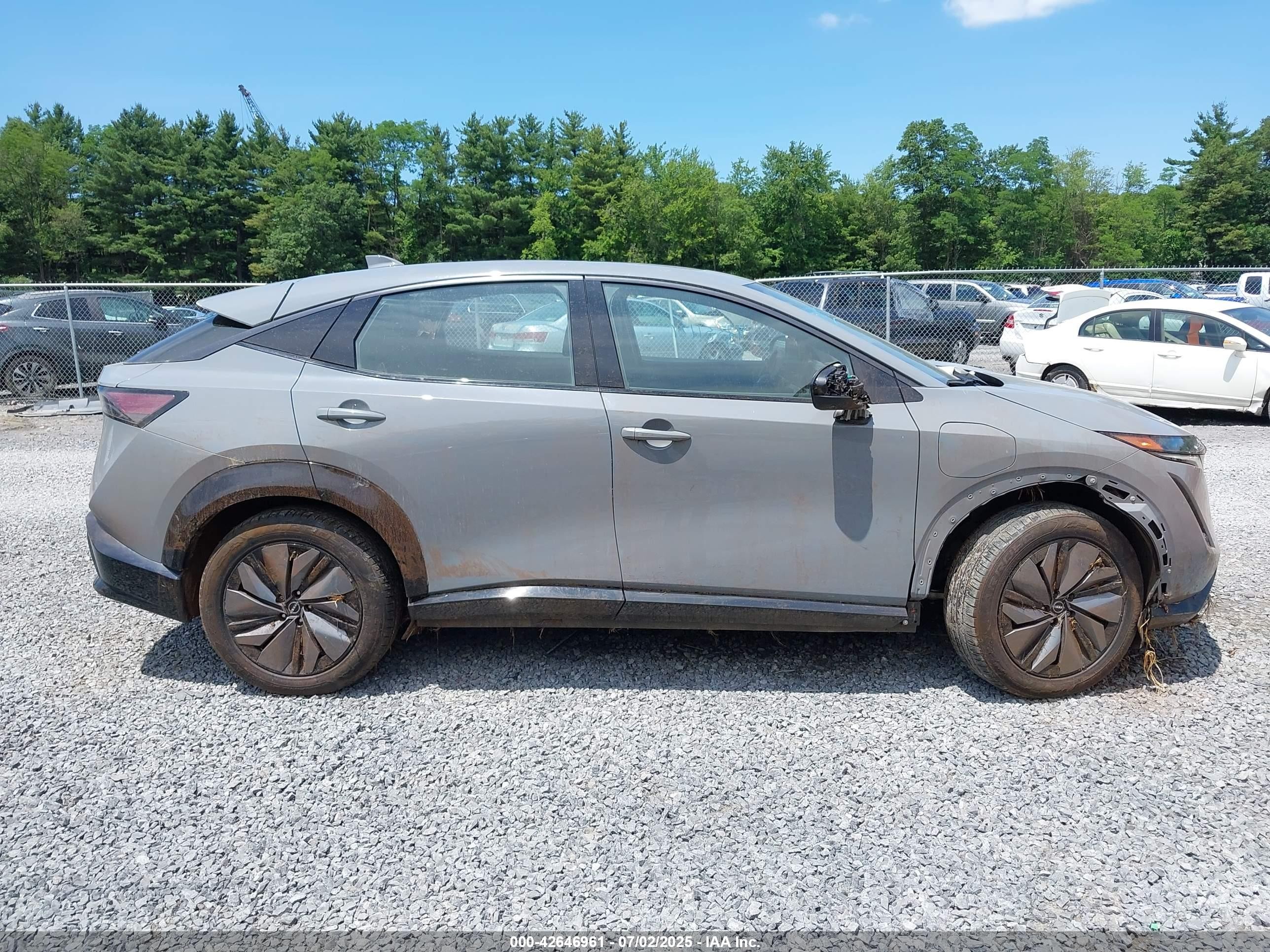 2024 Nissan Ariya Evolve+ Gray vin: JN1DF0BB0RM732376