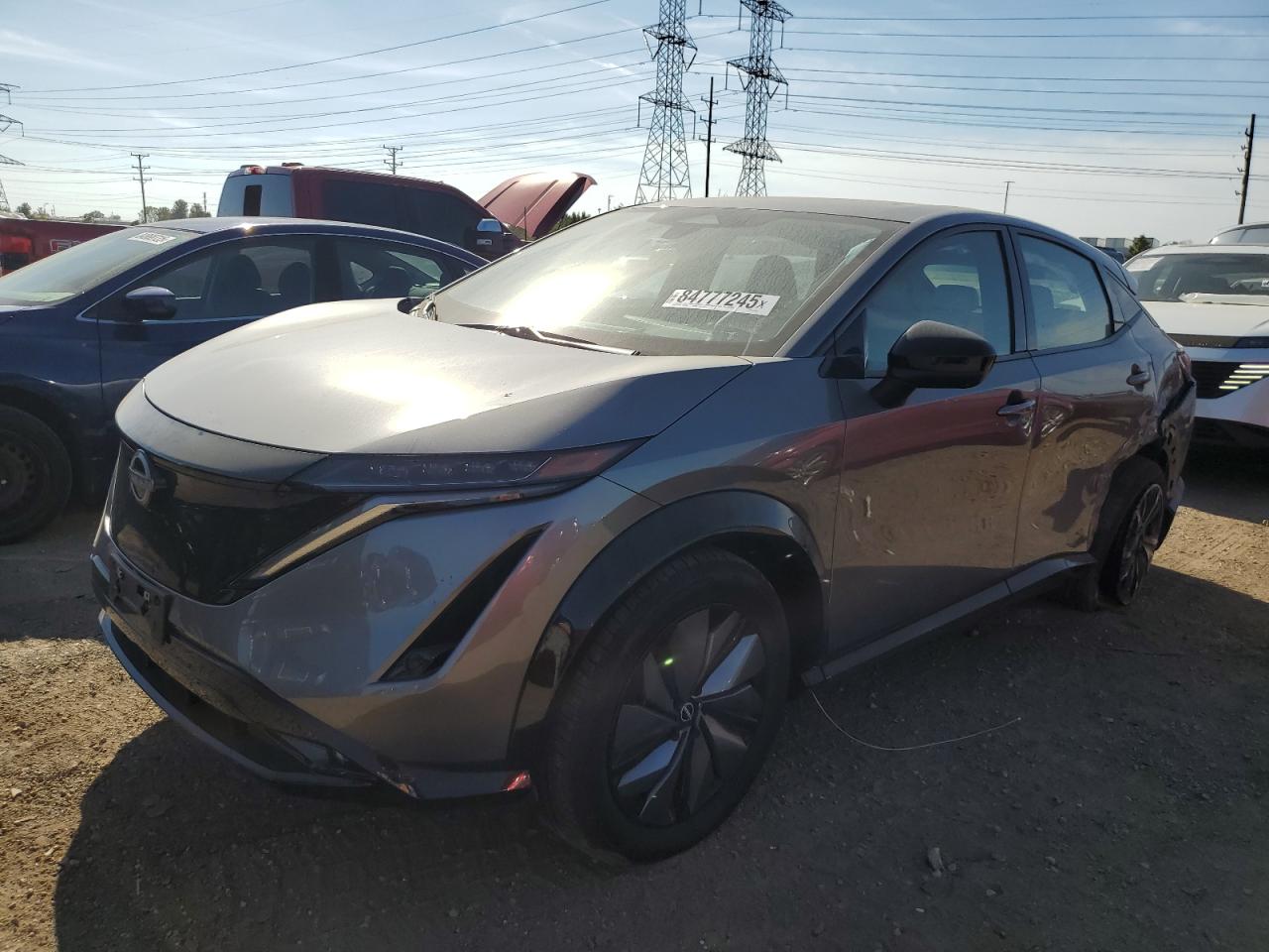 2024 Nissan Ariya Evolve+ Gray vin: JN1DF0BB1RM734721