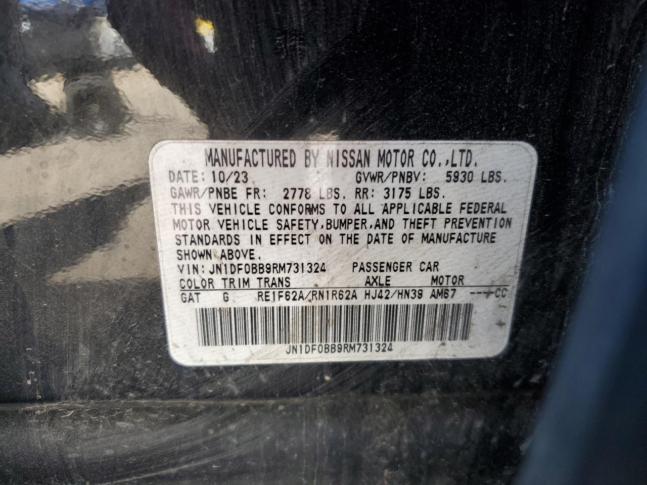 2024 Nissan Ariya Evolve+ Black vin: JN1DF0BB9RM731324