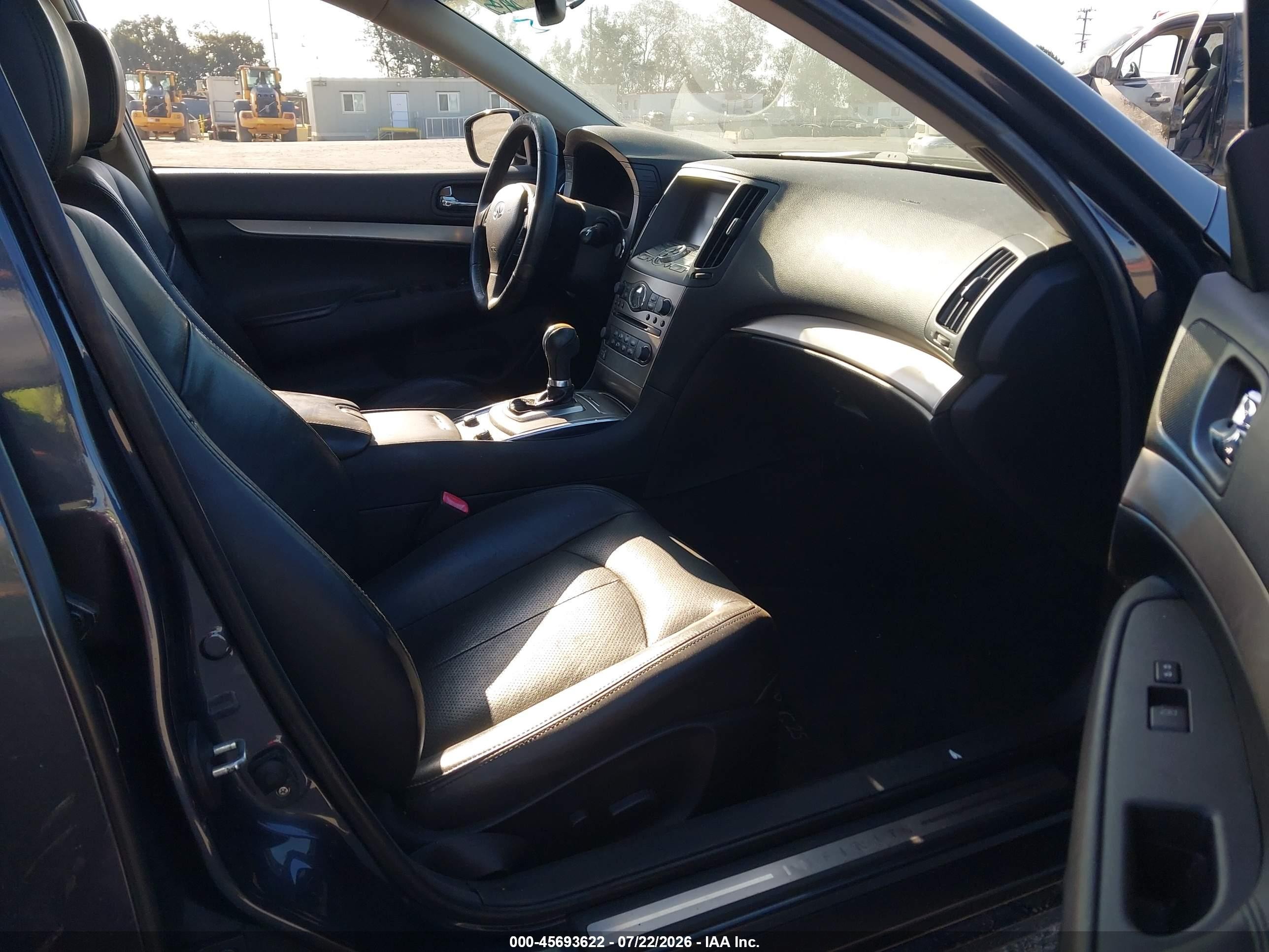 2012 Infiniti G25 Journey Gray vin: JN1DV6AP0CM701087