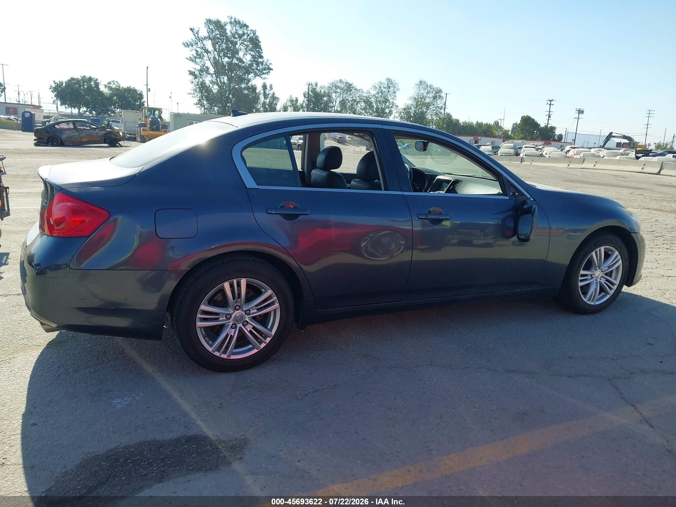 2012 Infiniti G25 Journey Gray vin: JN1DV6AP0CM701087