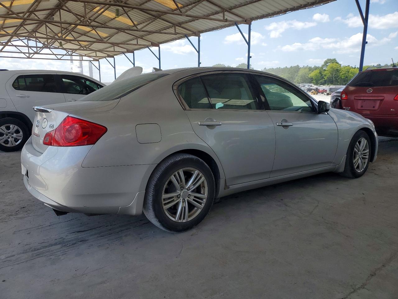 2012 Infiniti G25 Sedan Base Silver vin: JN1DV6AP1CM810769