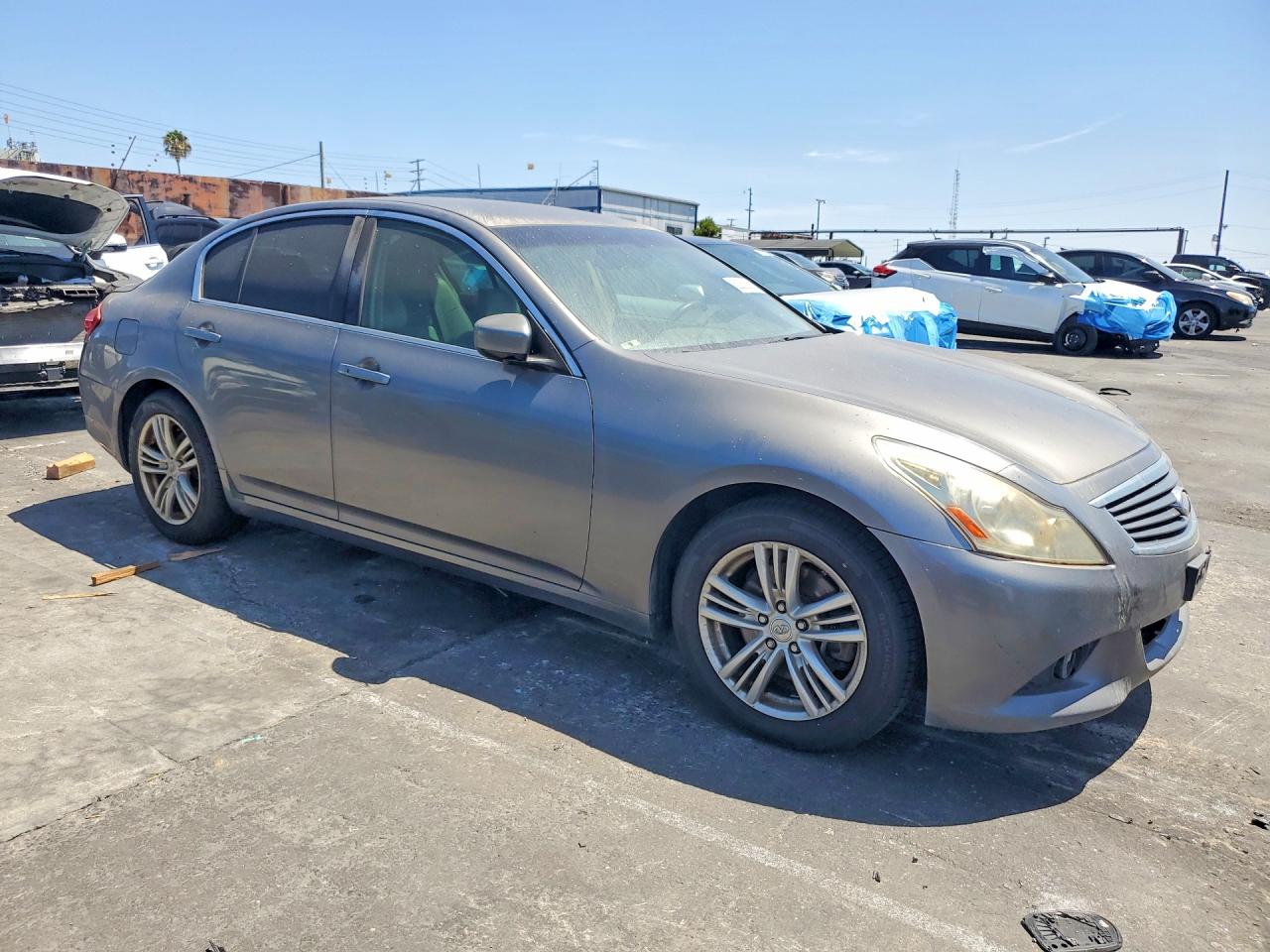 2012 Infiniti G25 Sedan Base Серый vin: JN1DV6AP1CM811484