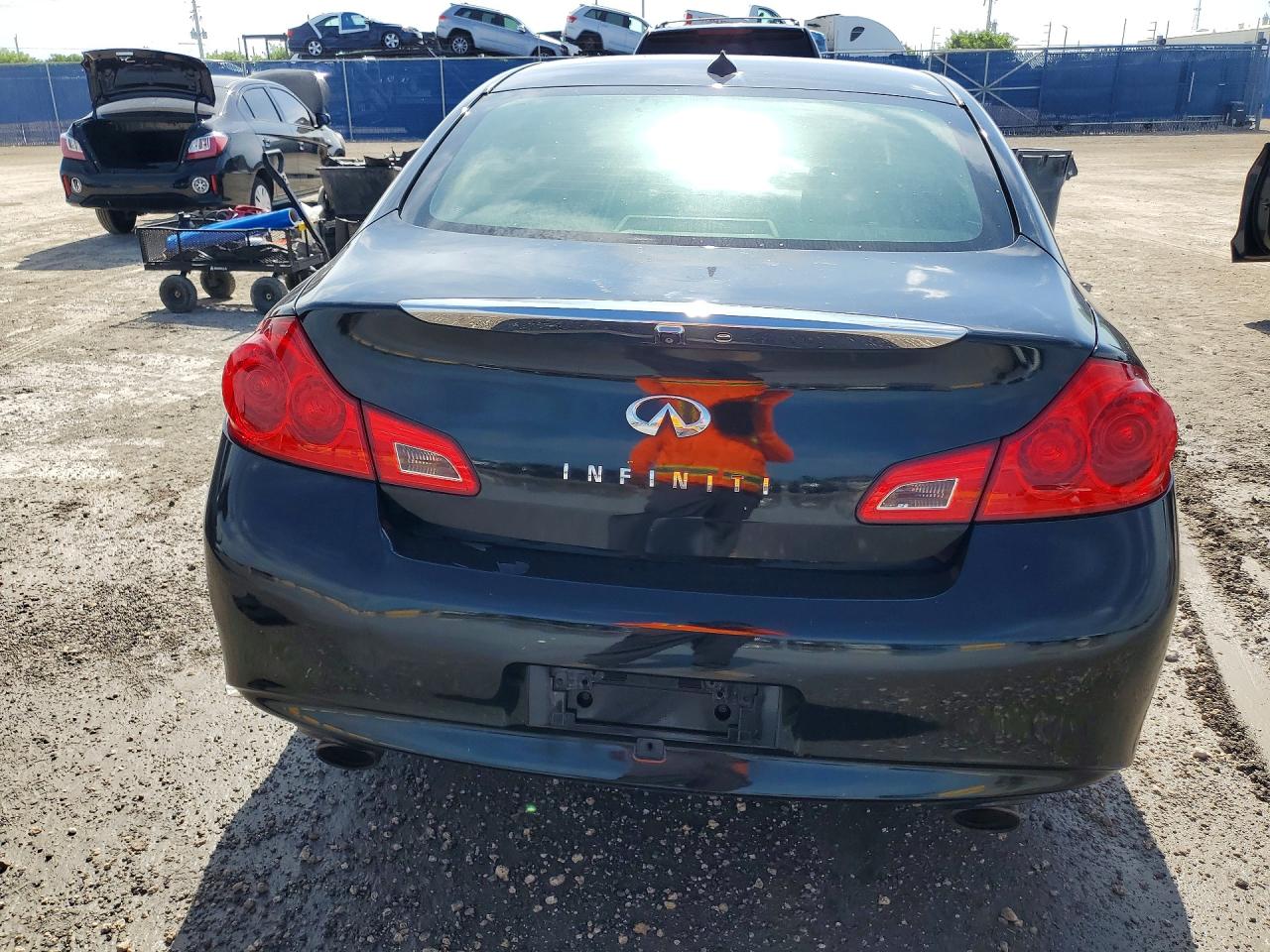 2012 Infiniti G25 Sedan Base Black vin: JN1DV6AP1CM811842