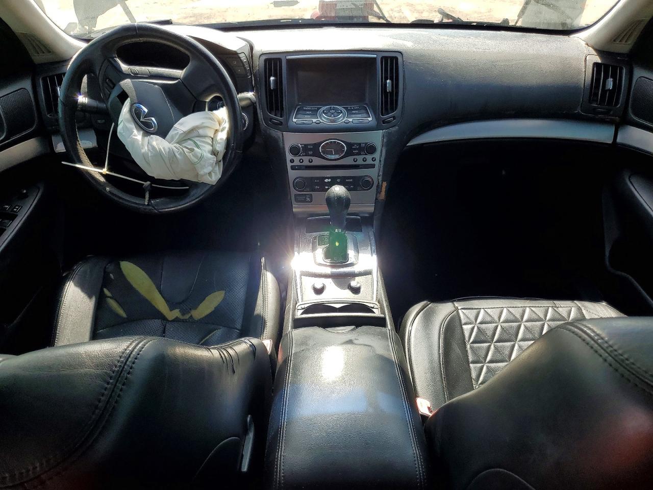 2012 Infiniti G25 Sedan Base Black vin: JN1DV6AP1CM811842