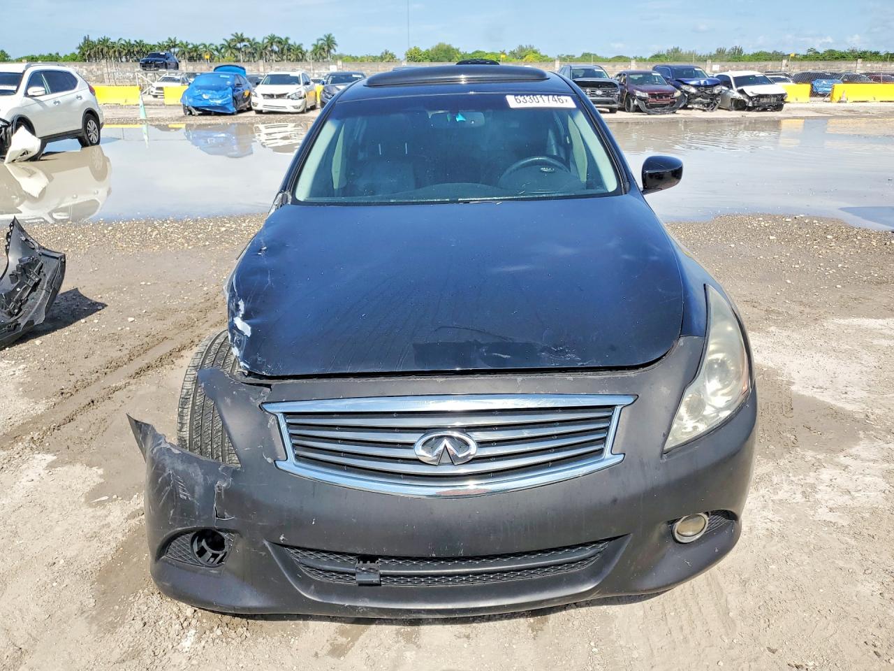 2012 Infiniti G25 Sedan Base Black vin: JN1DV6AP1CM811842