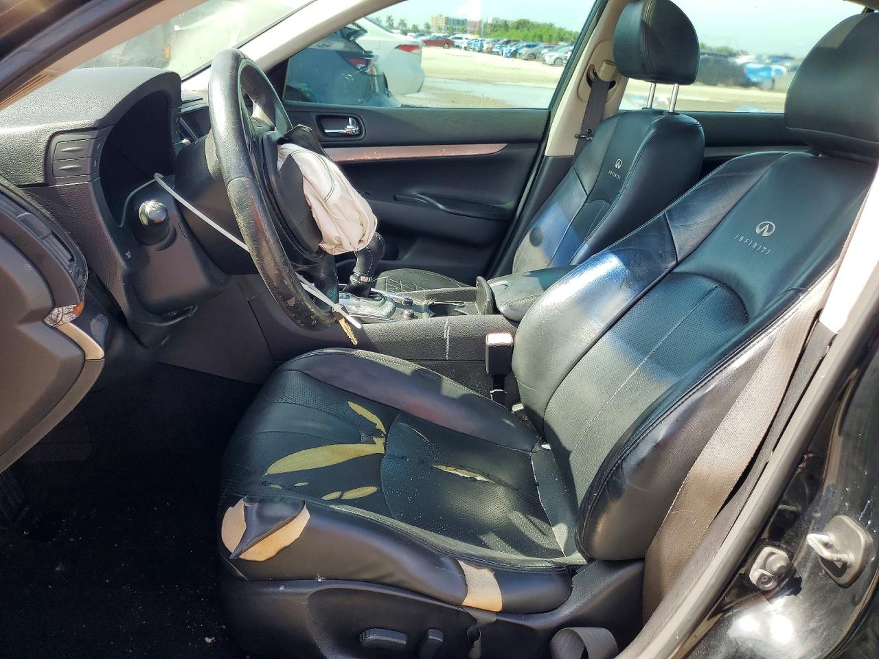 2012 Infiniti G25 Sedan Base Black vin: JN1DV6AP1CM811842