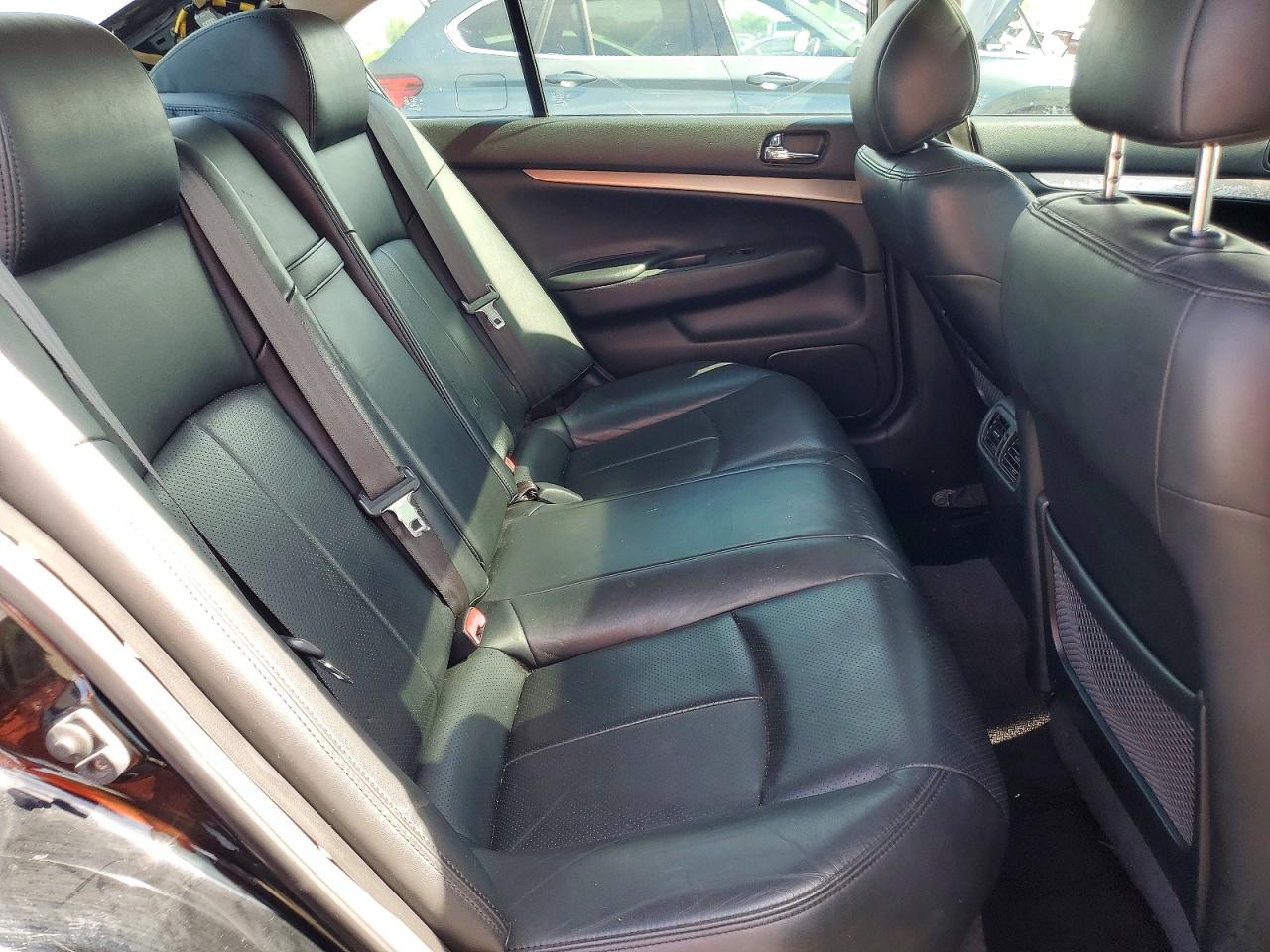 2012 Infiniti G25 Sedan Base Black vin: JN1DV6AP1CM811842