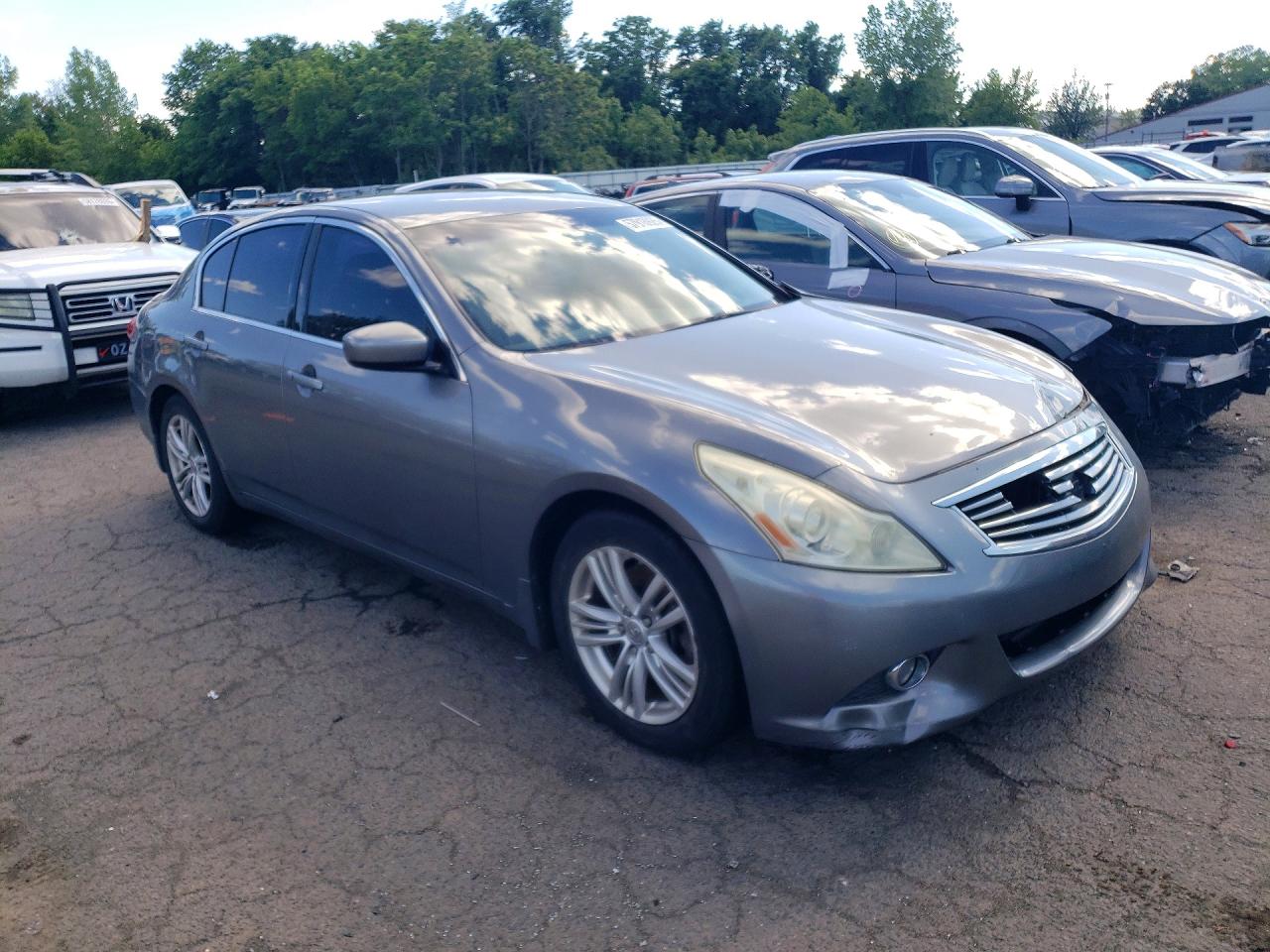 2011 Infiniti G25 Sedan Base Gray vin: JN1DV6AP2BM602592