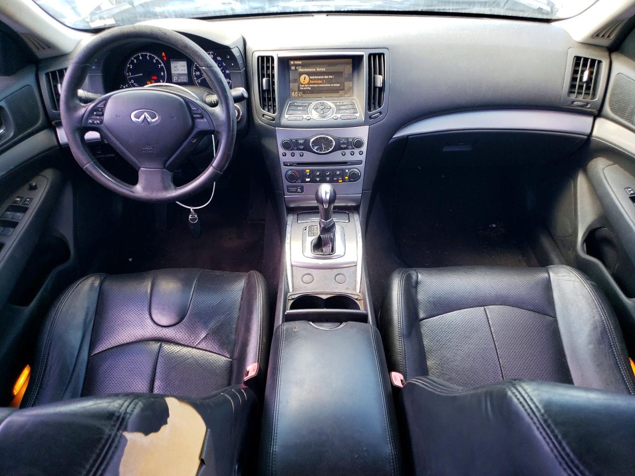 2011 Infiniti G25 Sedan Base Gray vin: JN1DV6AP2BM602592