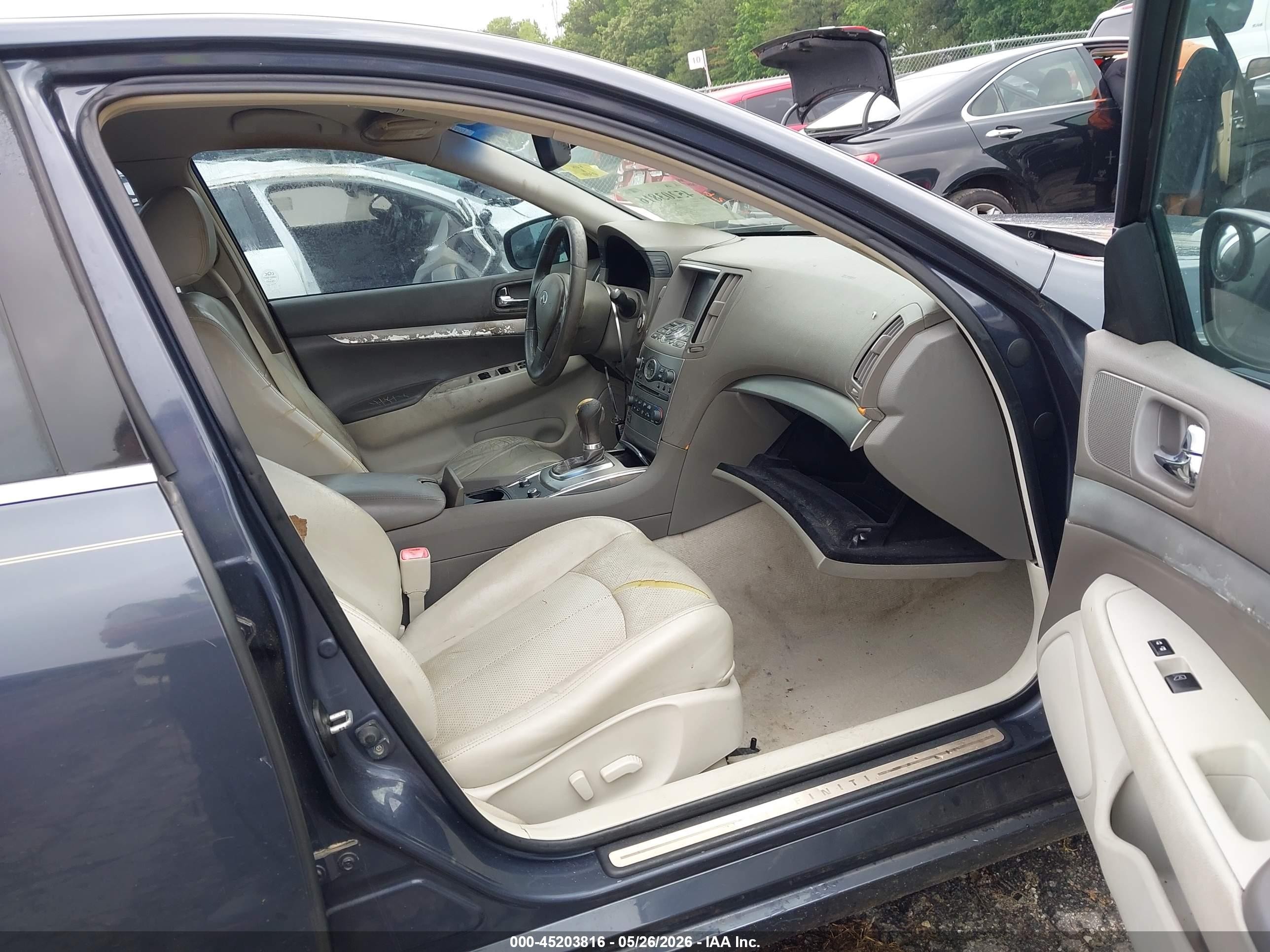 2011 Infiniti G25 Journey Blue vin: JN1DV6AP2BM602690