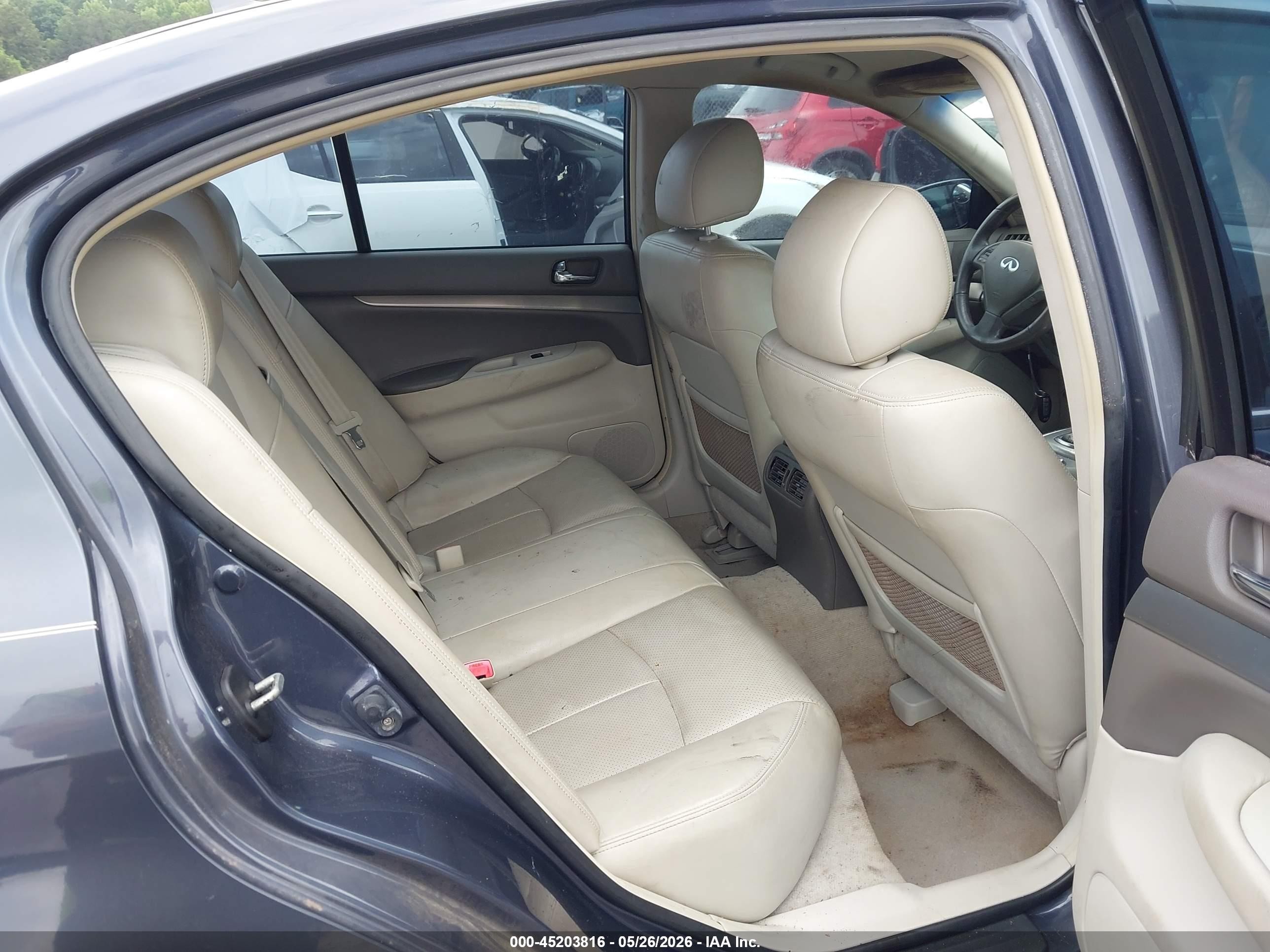 2011 Infiniti G25 Journey Blue vin: JN1DV6AP2BM602690