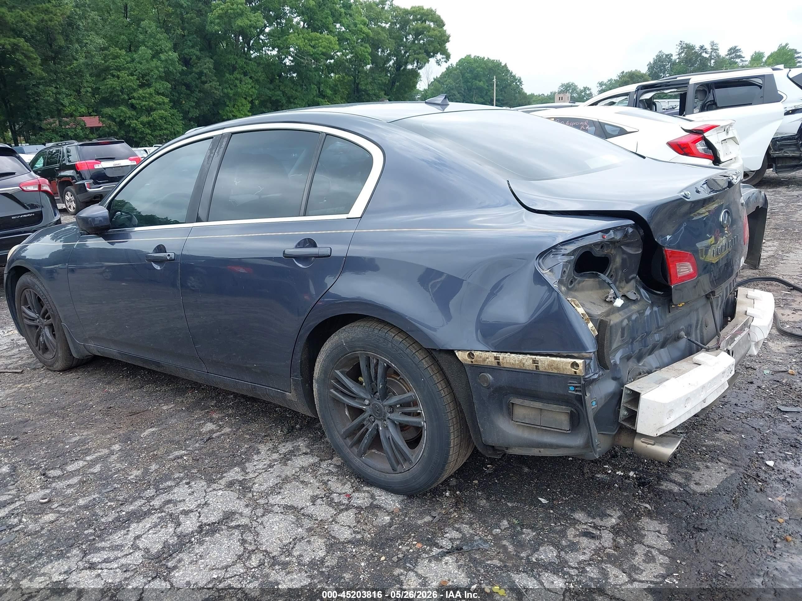 2011 Infiniti G25 Journey Blue vin: JN1DV6AP2BM602690