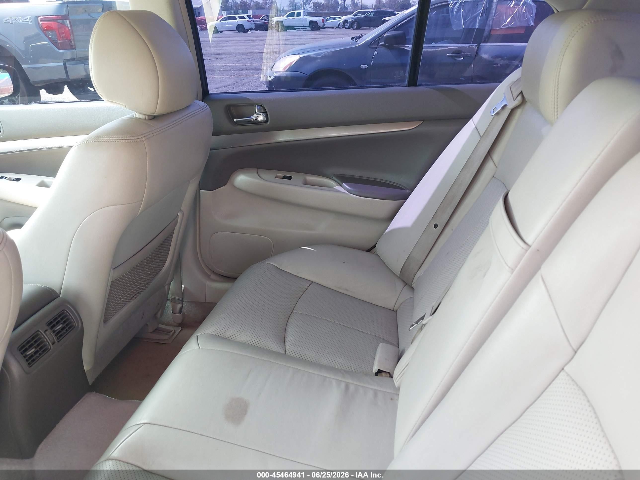 2011 Infiniti G25 Journey Blue vin: JN1DV6AP2BM830883