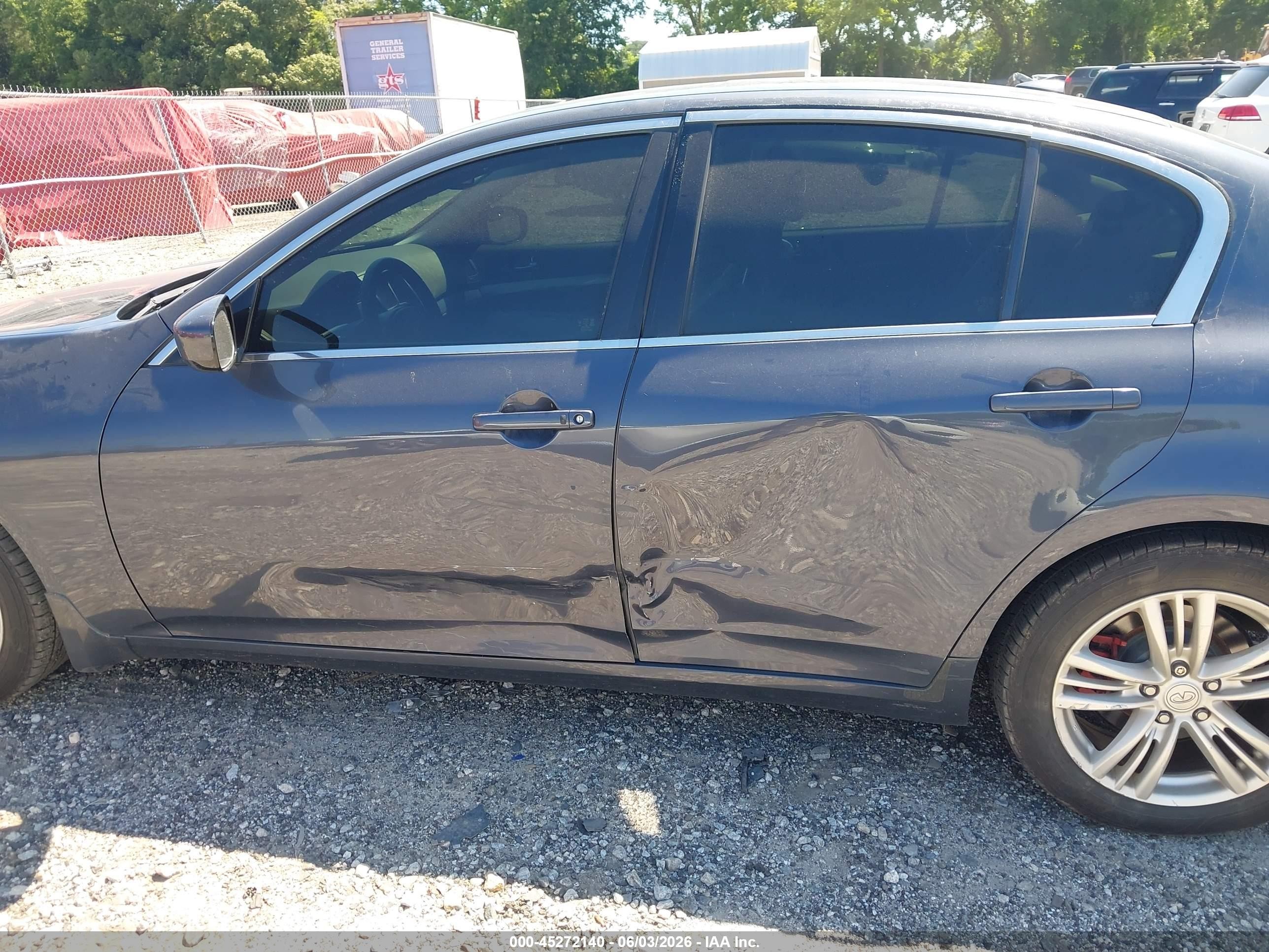 2012 Infiniti G25 Journey Gray vin: JN1DV6AP2CM810473