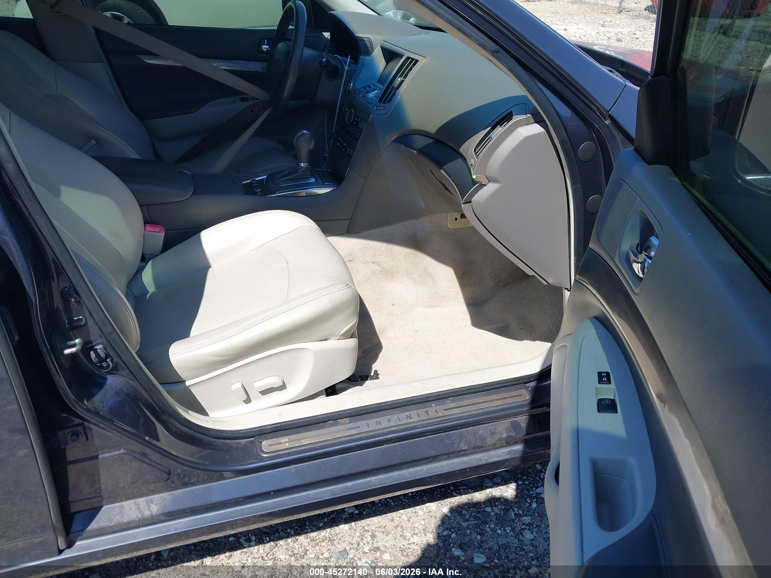2012 Infiniti G25 Journey Gray vin: JN1DV6AP2CM810473