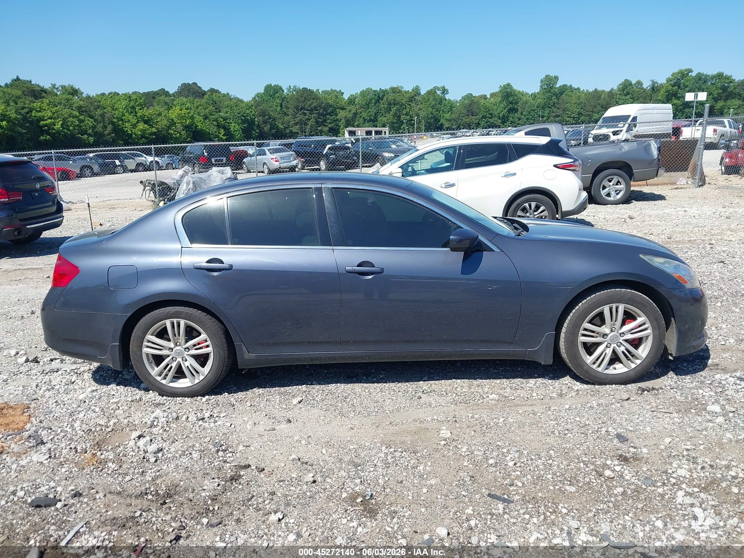 2012 Infiniti G25 Journey Gray vin: JN1DV6AP2CM810473