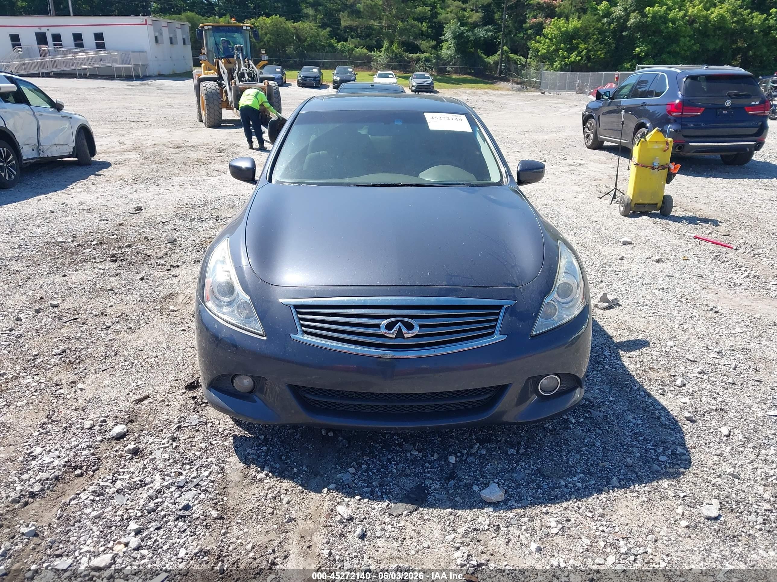2012 Infiniti G25 Journey Gray vin: JN1DV6AP2CM810473