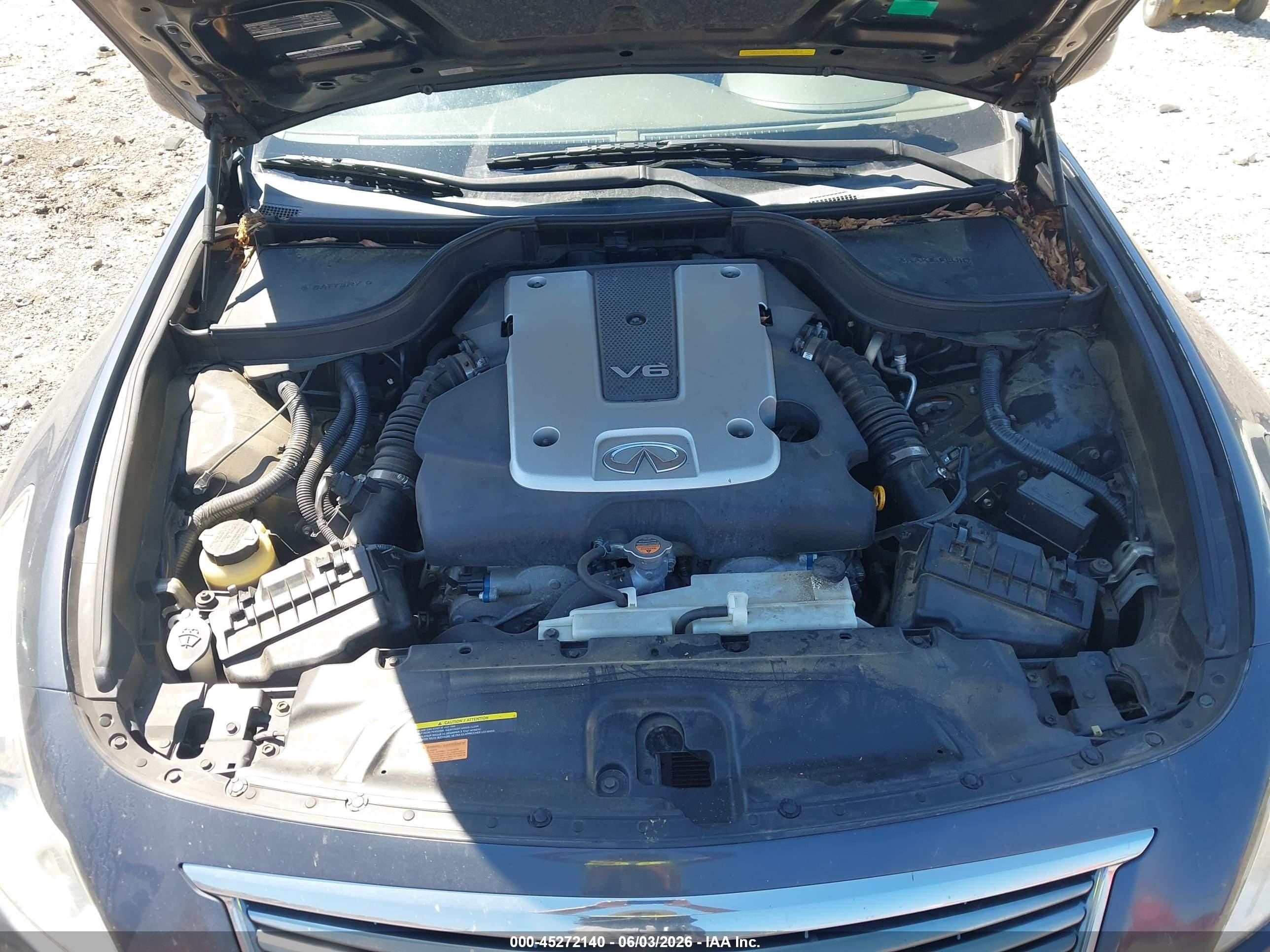 2012 Infiniti G25 Journey Gray vin: JN1DV6AP2CM810473