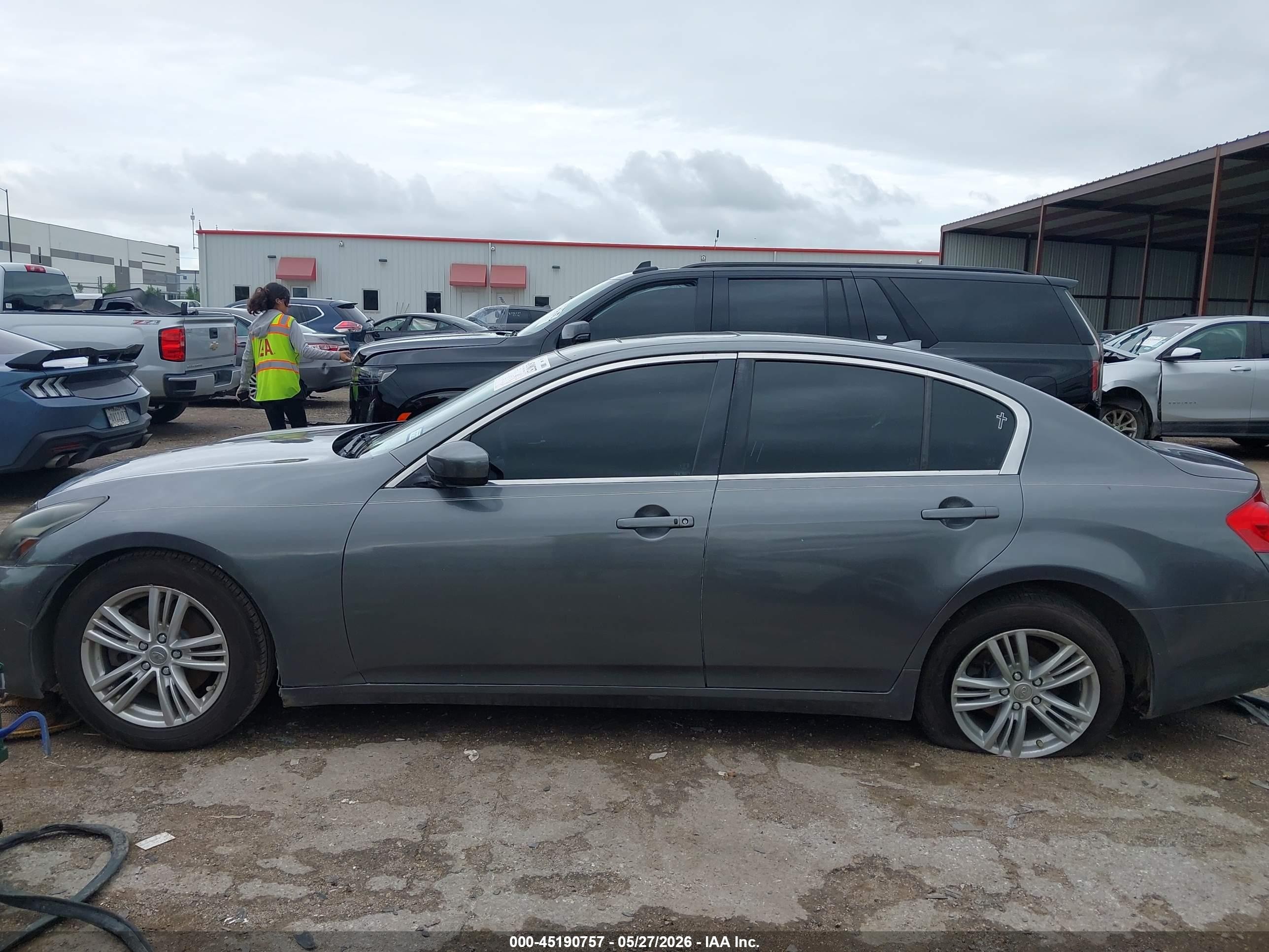 2012 Infiniti G25 Journey Gray vin: JN1DV6AP2CM812448