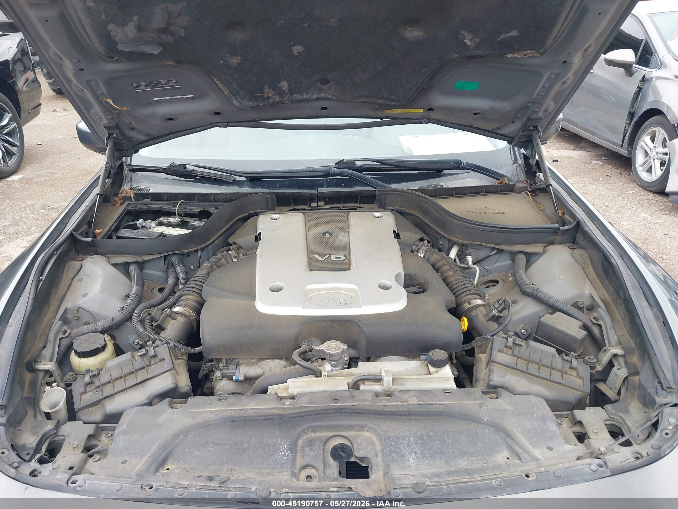 2012 Infiniti G25 Journey Gray vin: JN1DV6AP2CM812448