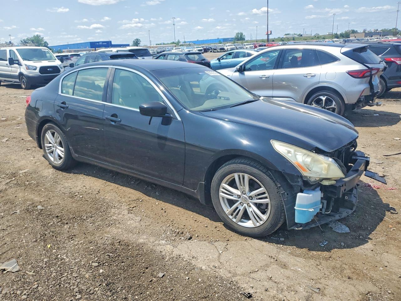 2011 Infiniti G25 Sedan Base Black vin: JN1DV6AP3BM830777