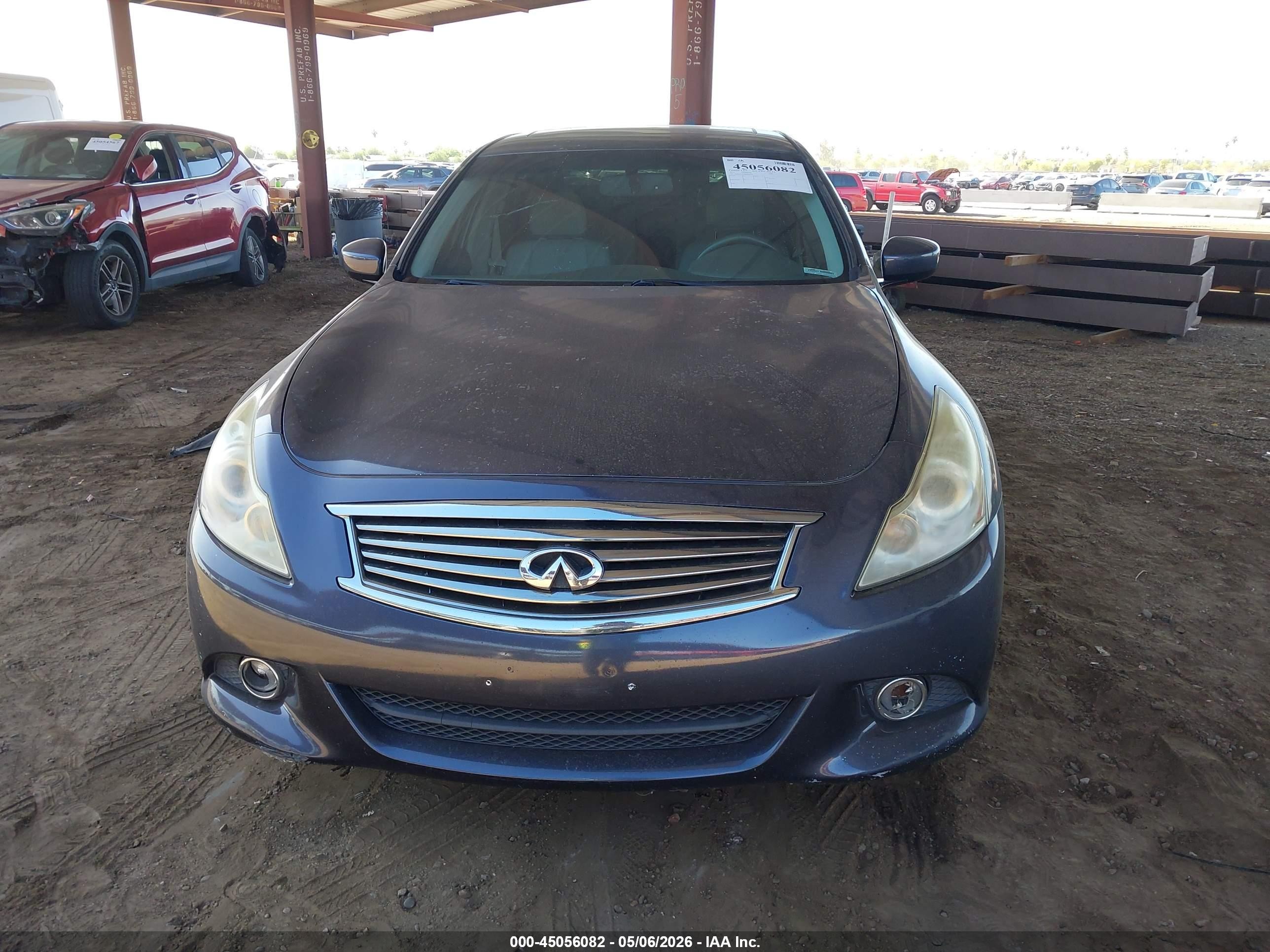 2011 Infiniti G25 Journey Gray vin: JN1DV6AP3BM830858