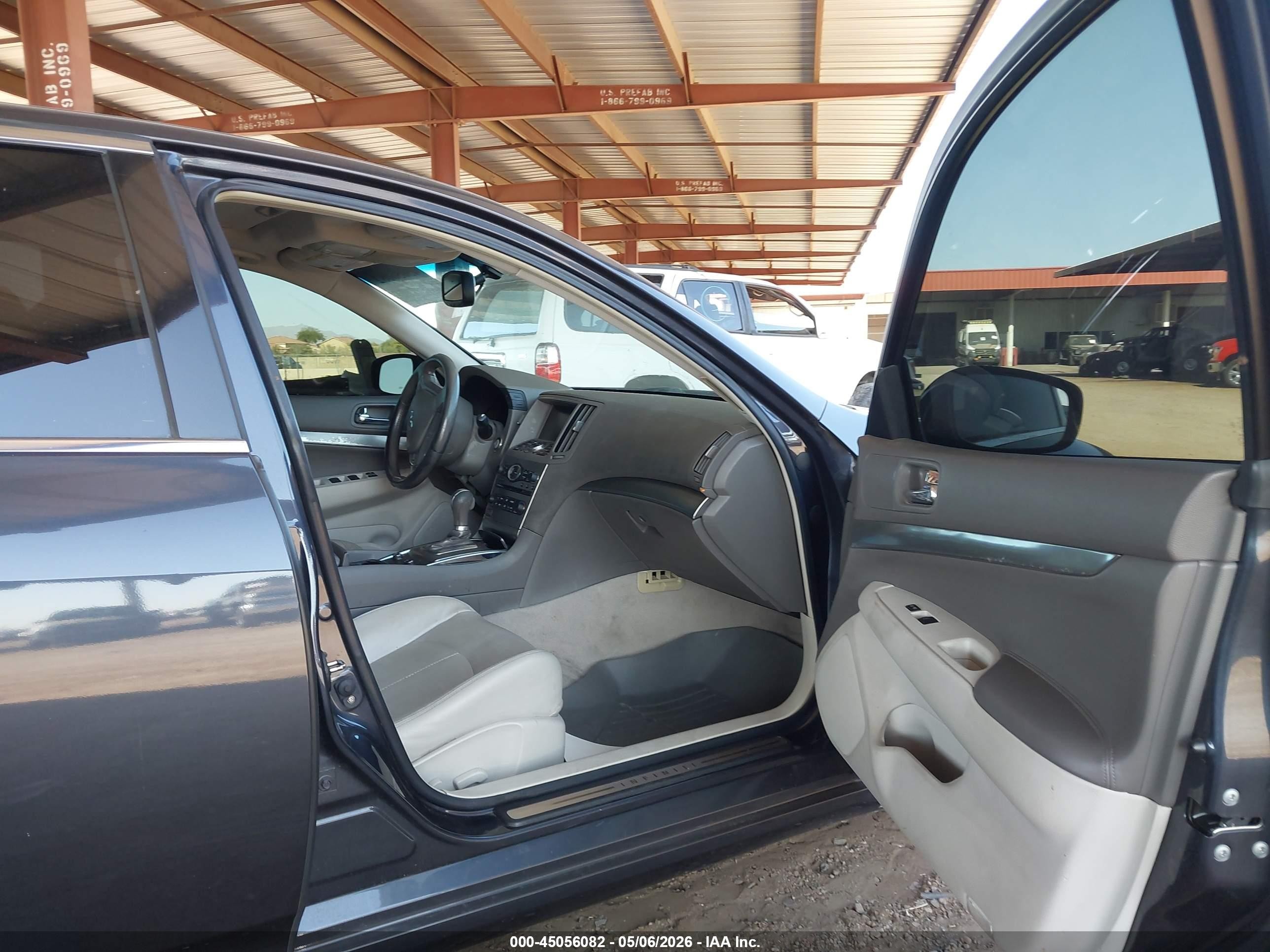2011 Infiniti G25 Journey Gray vin: JN1DV6AP3BM830858