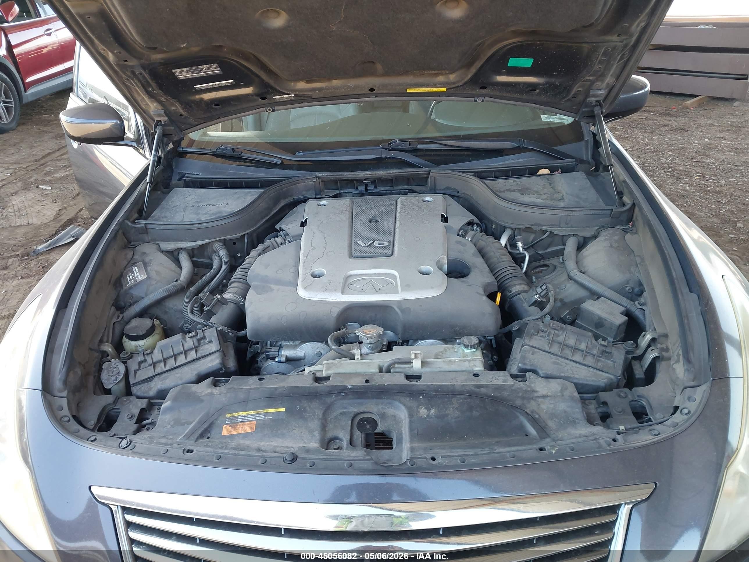 2011 Infiniti G25 Journey Gray vin: JN1DV6AP3BM830858