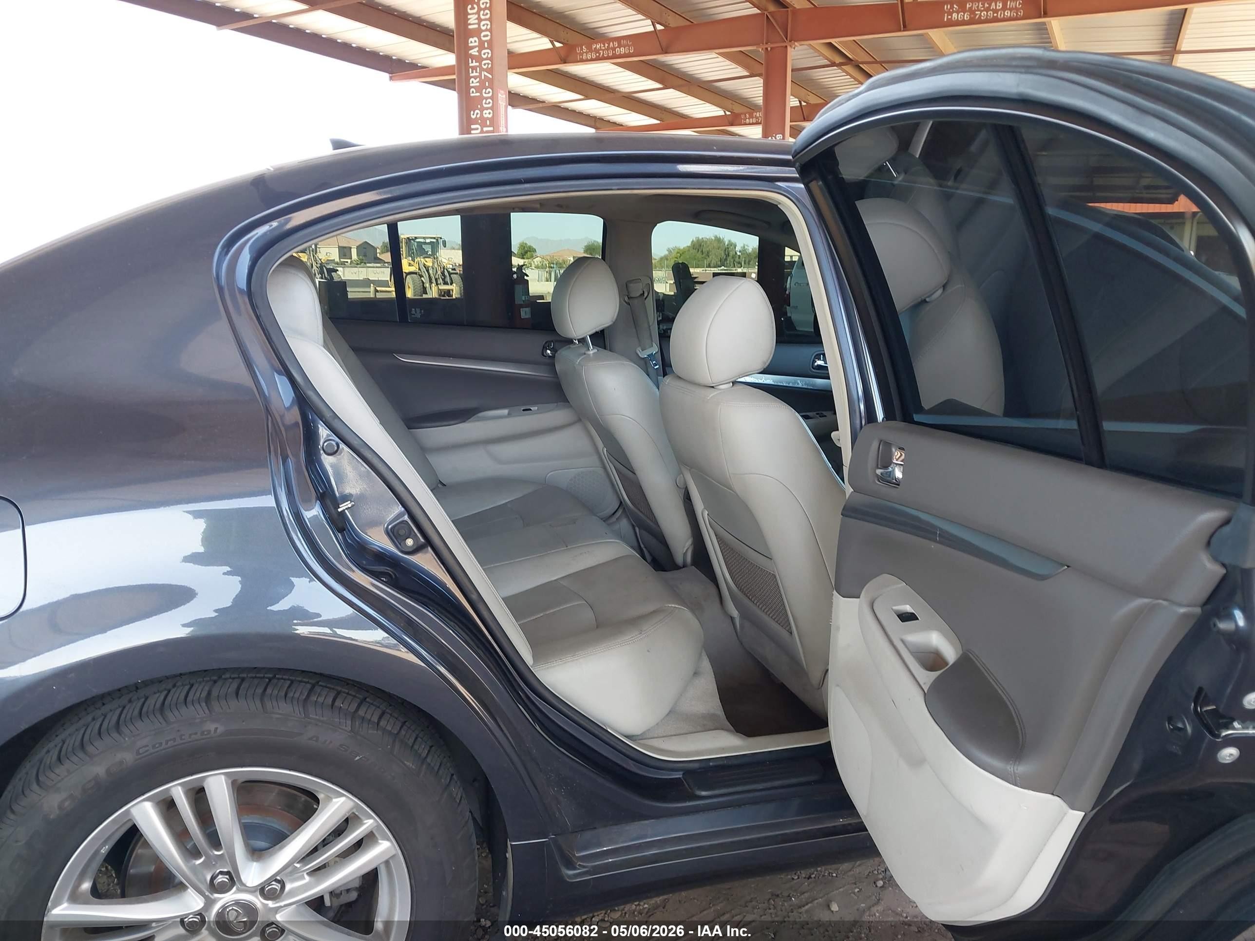 2011 Infiniti G25 Journey Gray vin: JN1DV6AP3BM830858