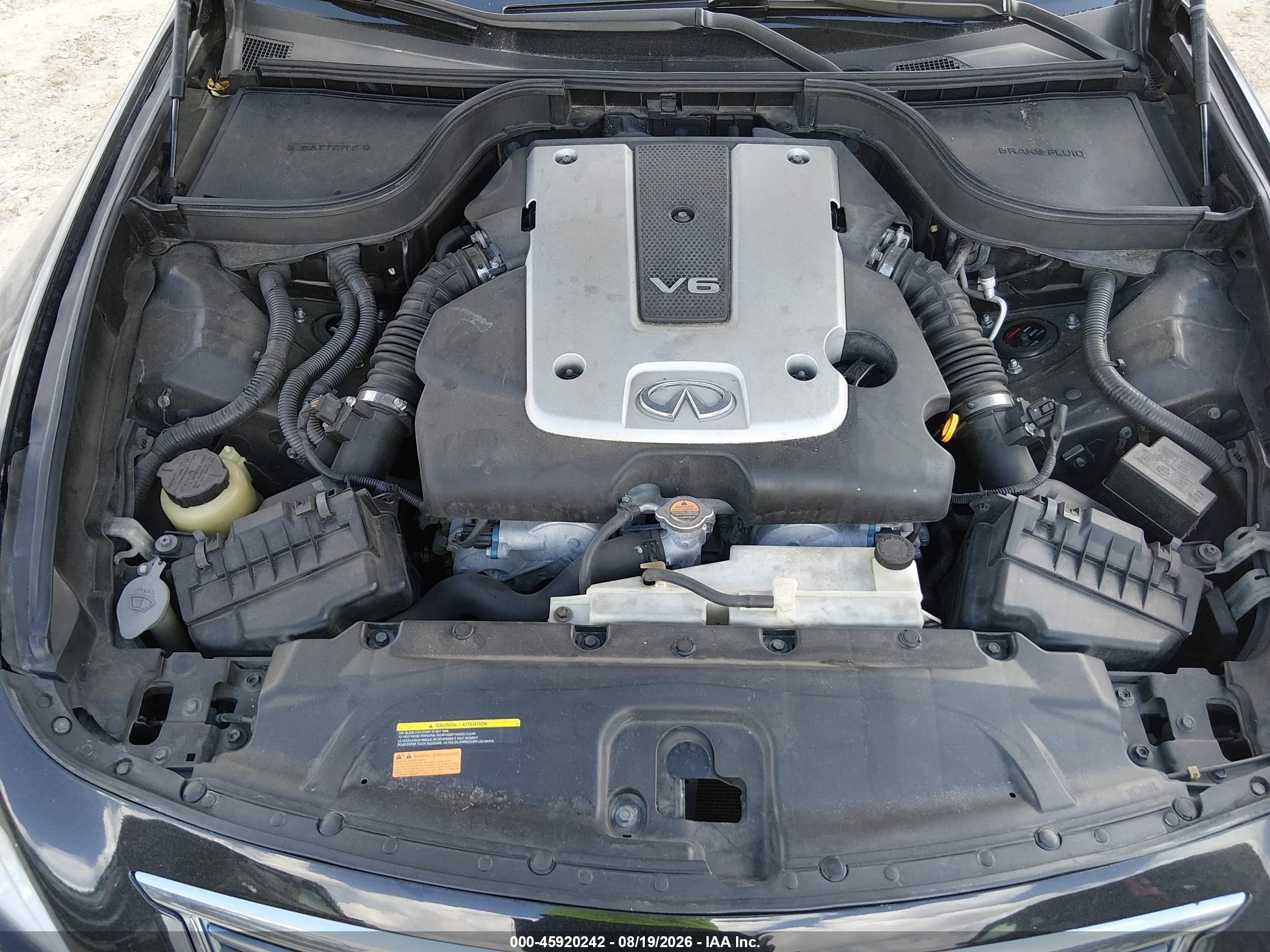 2012 Infiniti G25 Journey Черный vin: JN1DV6AP3CM811910